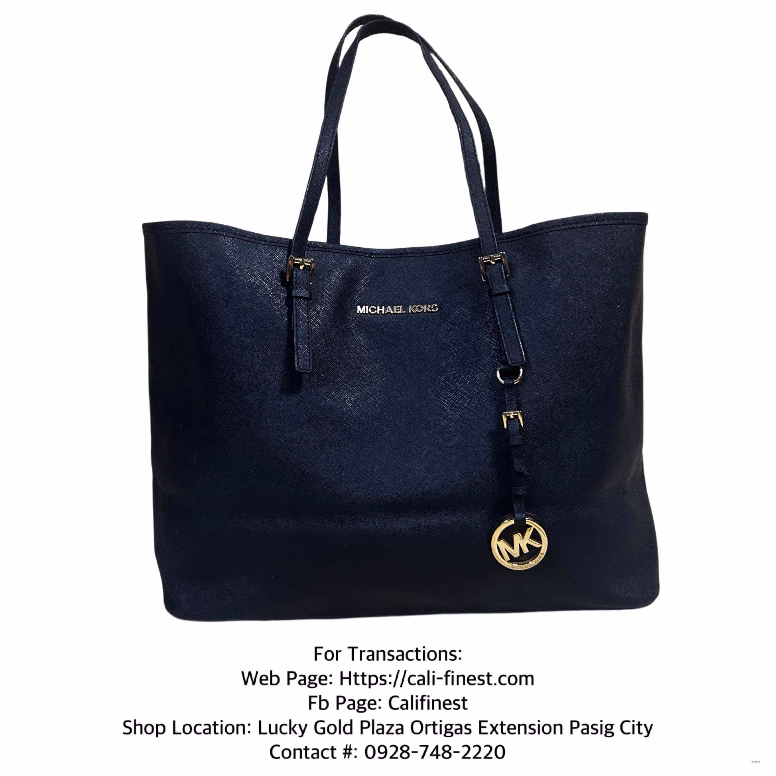 Michael kors Black Tote Bag Large Saffiano