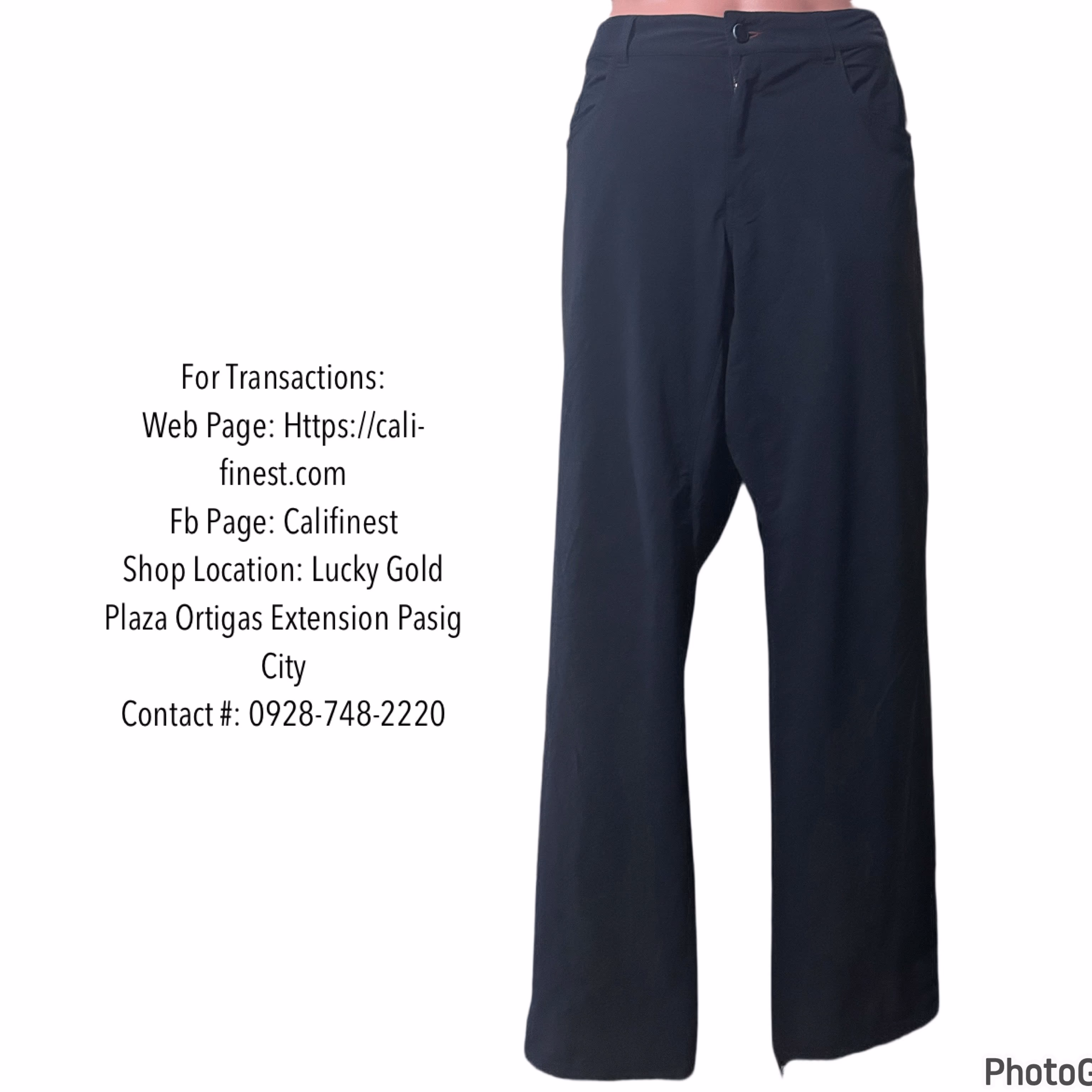 QOR Men’s Black Pants, size 38