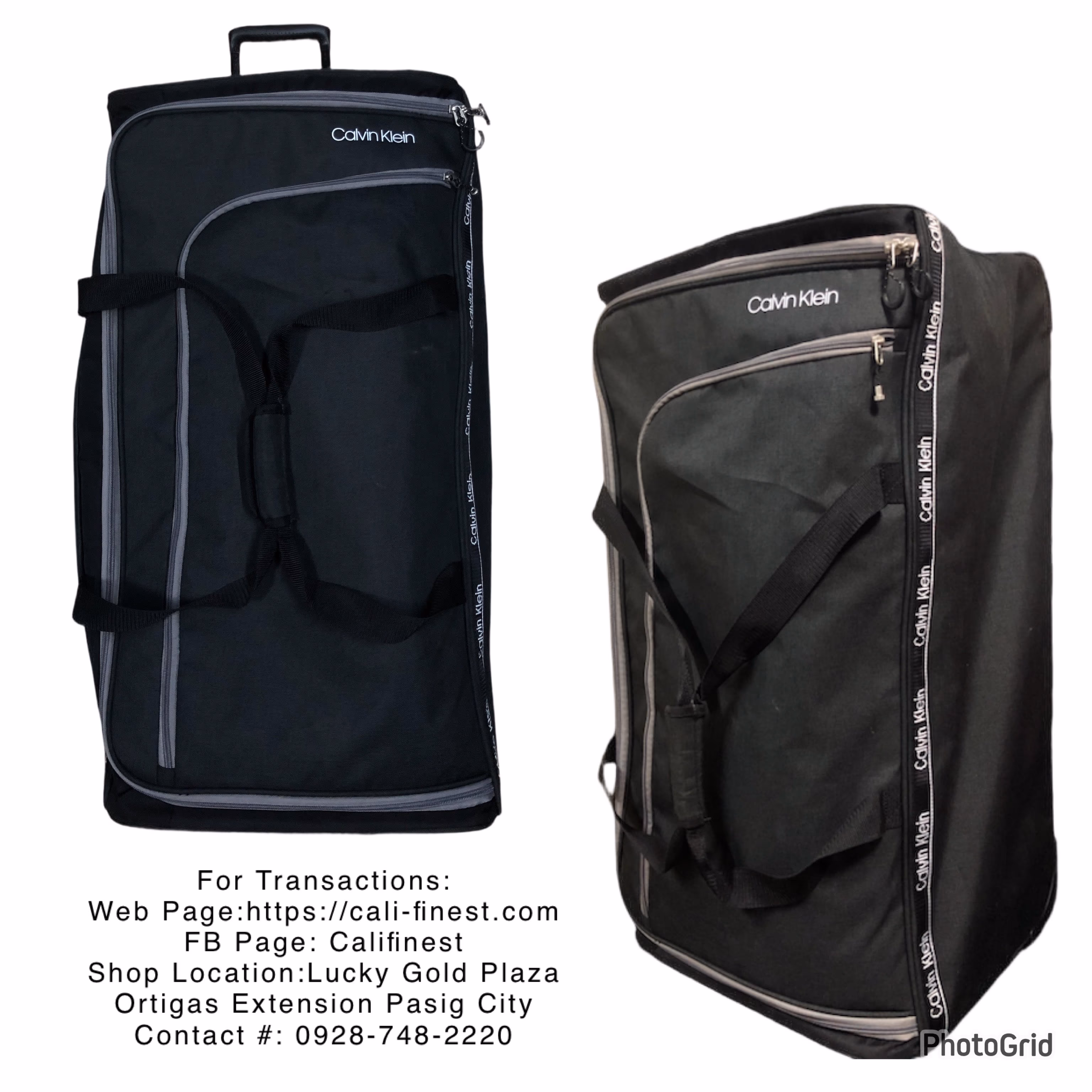 Calvin Klein wheeled duffel bag (luggage/suitcase)