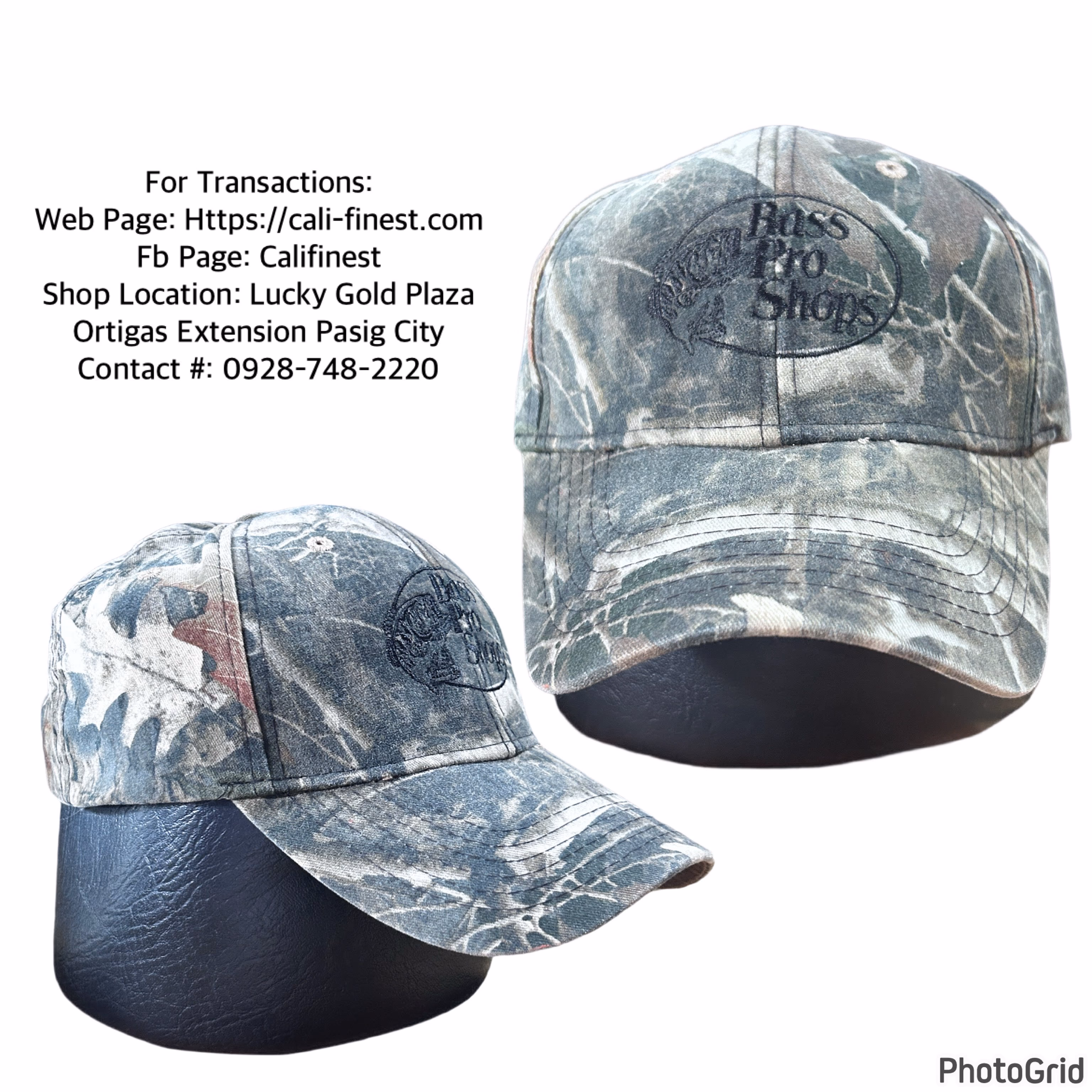 Bass Pro Shops Tonal Logo Cap in camouflage pattern hat cap Real Tree  C#0043 
