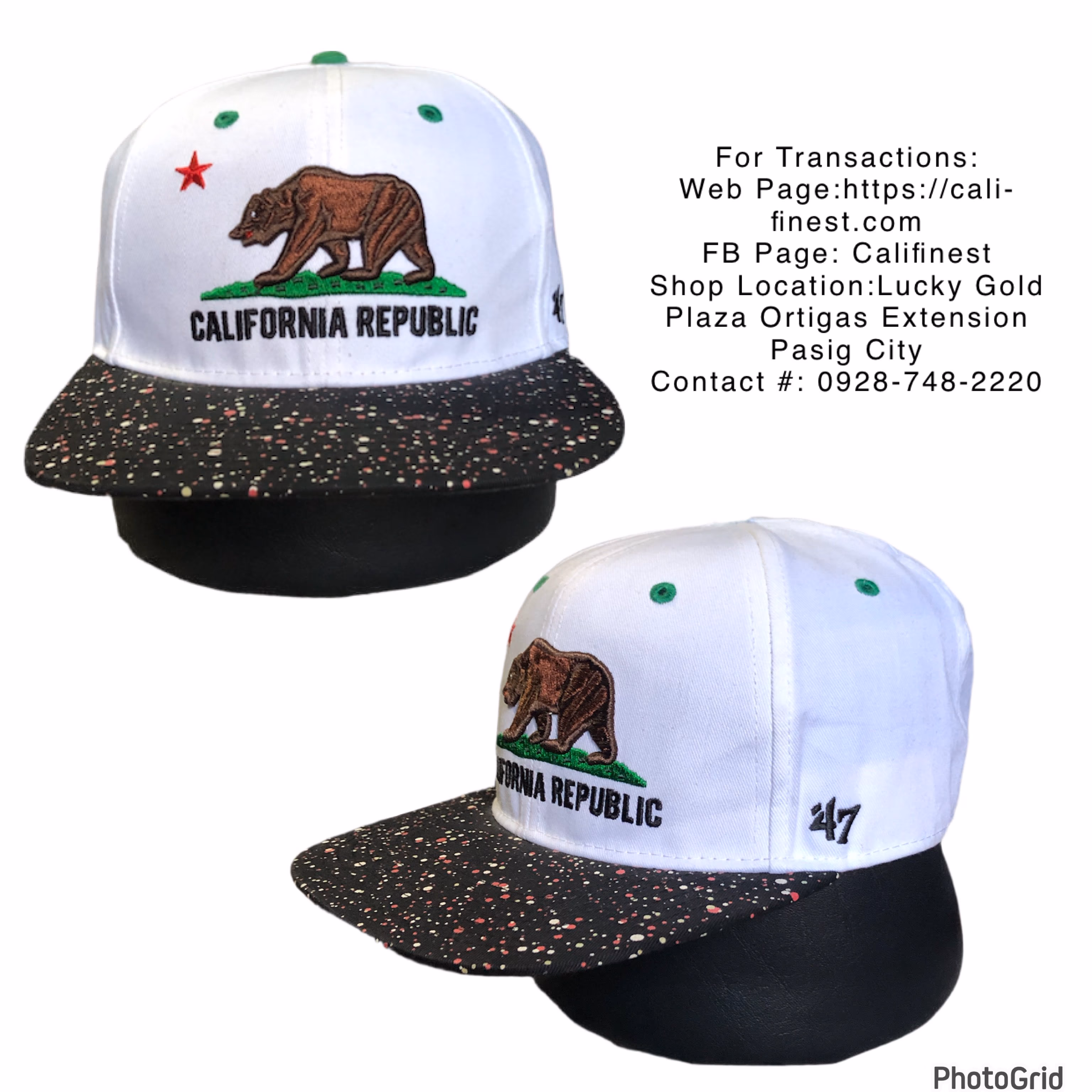 California Republic Animal Print 47 Snapback Cap 