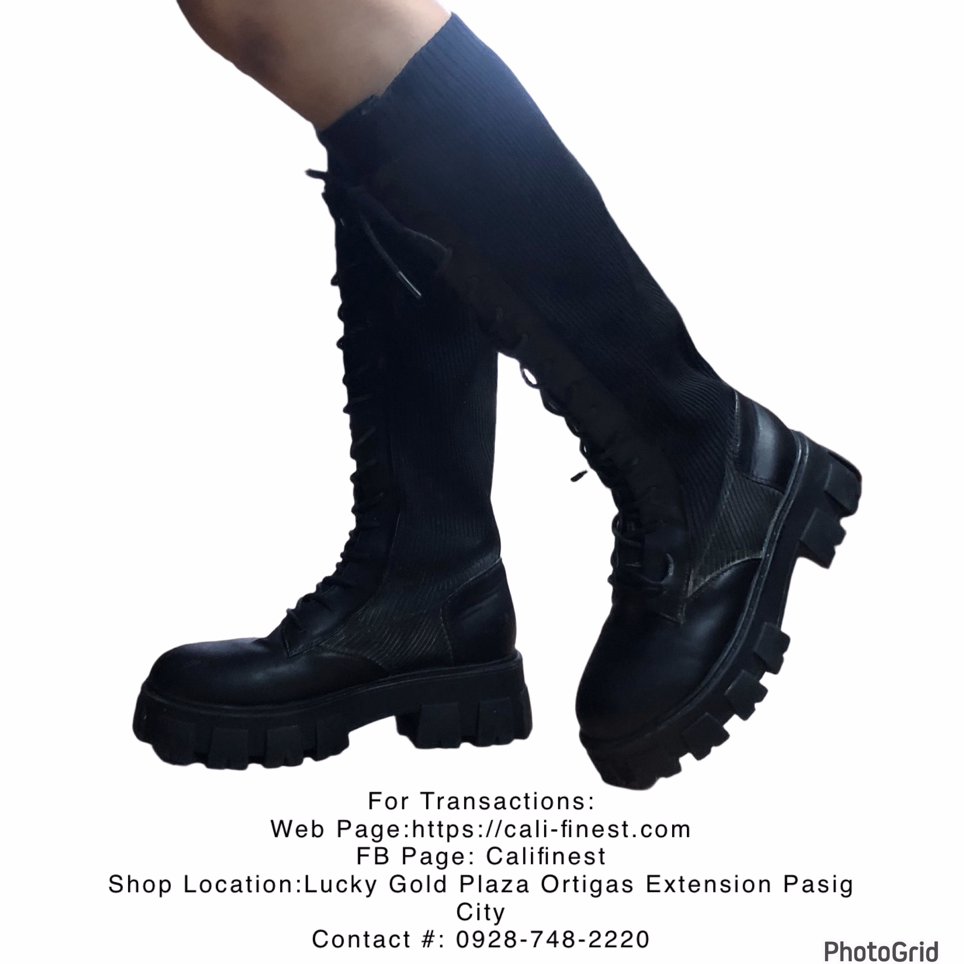 Call It Spring Lace Up Platform Chunky Sock Boots