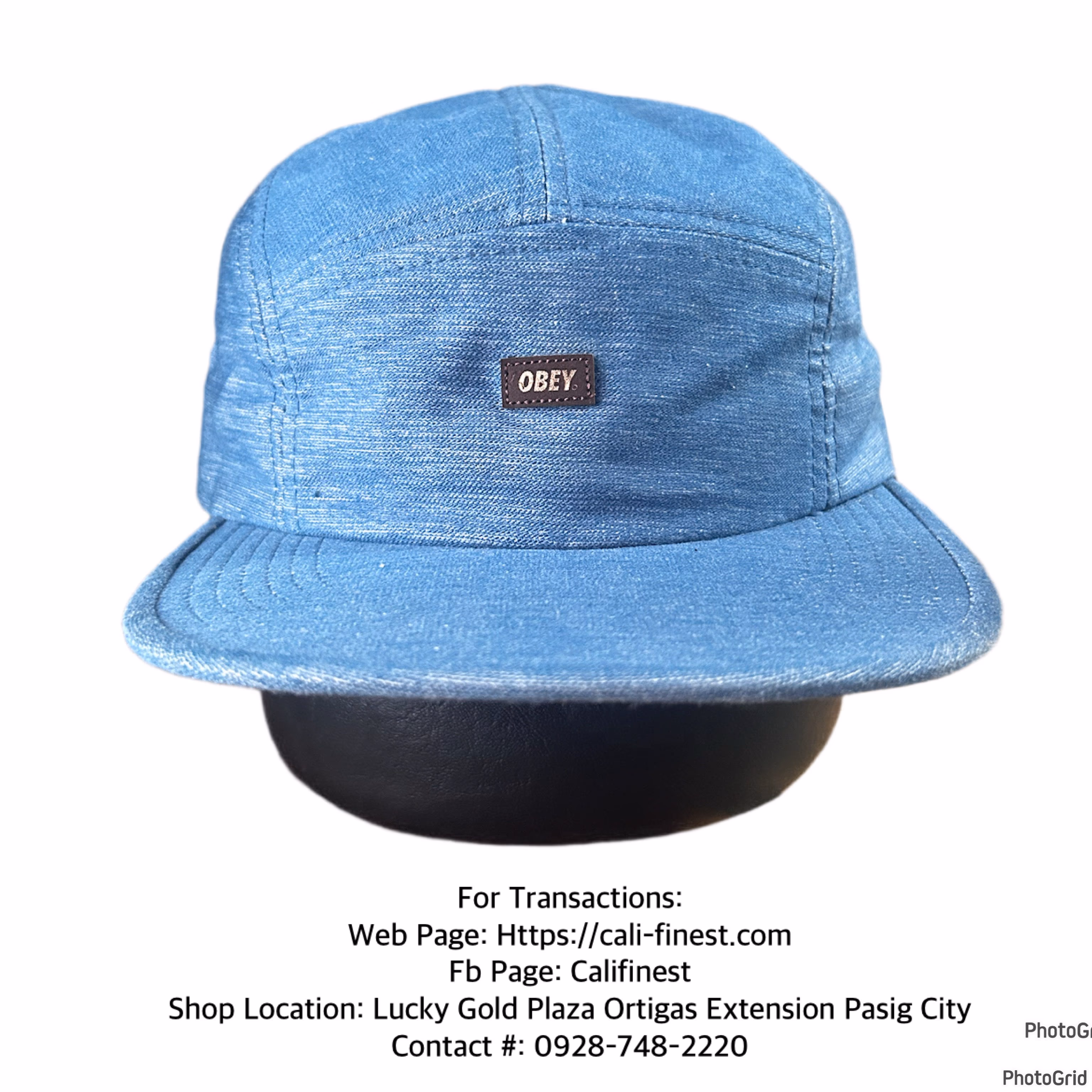 Obey Denim Strapback Hat 