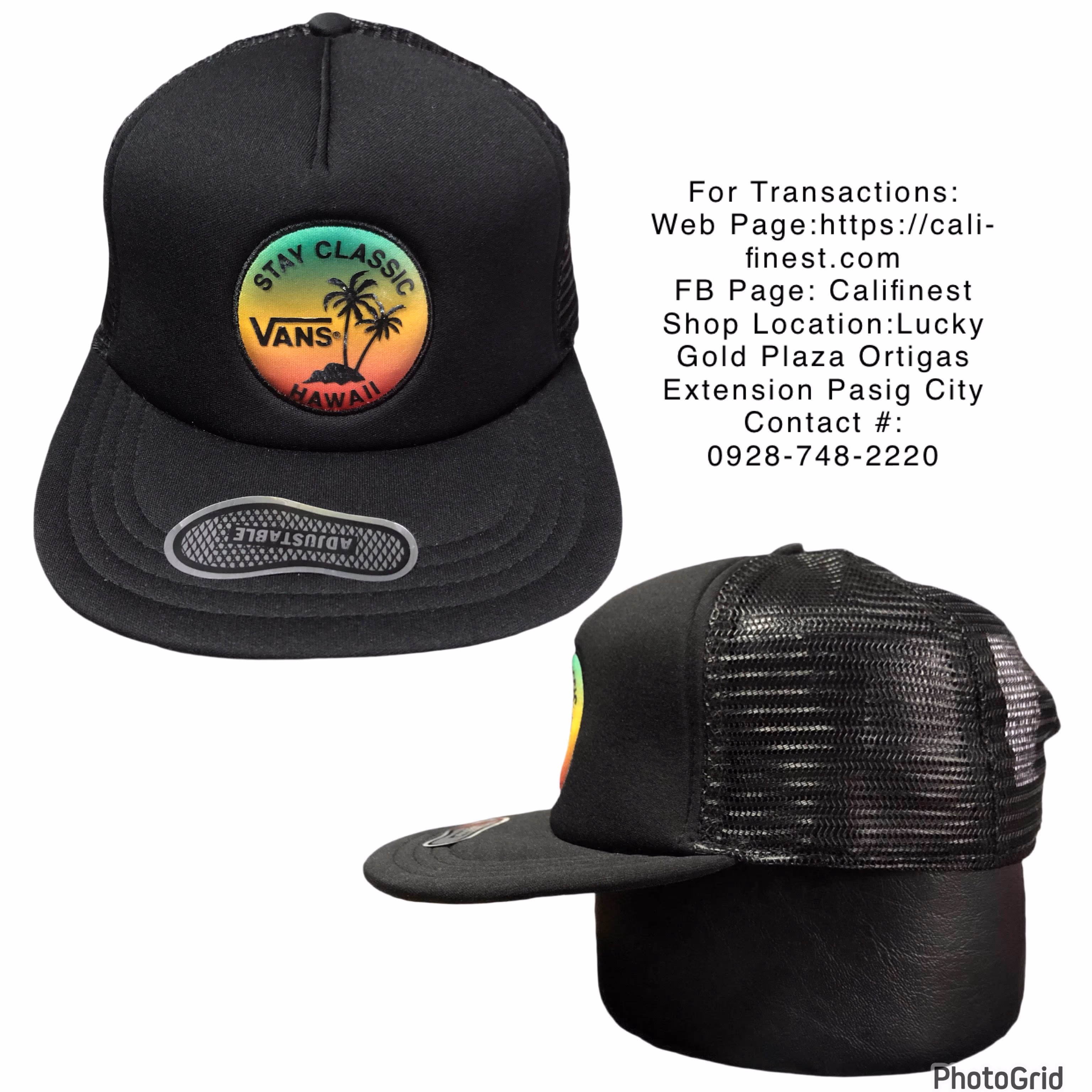 NWOT Vans Stay Classic Hawaii Mesh Foam Trucker Hat