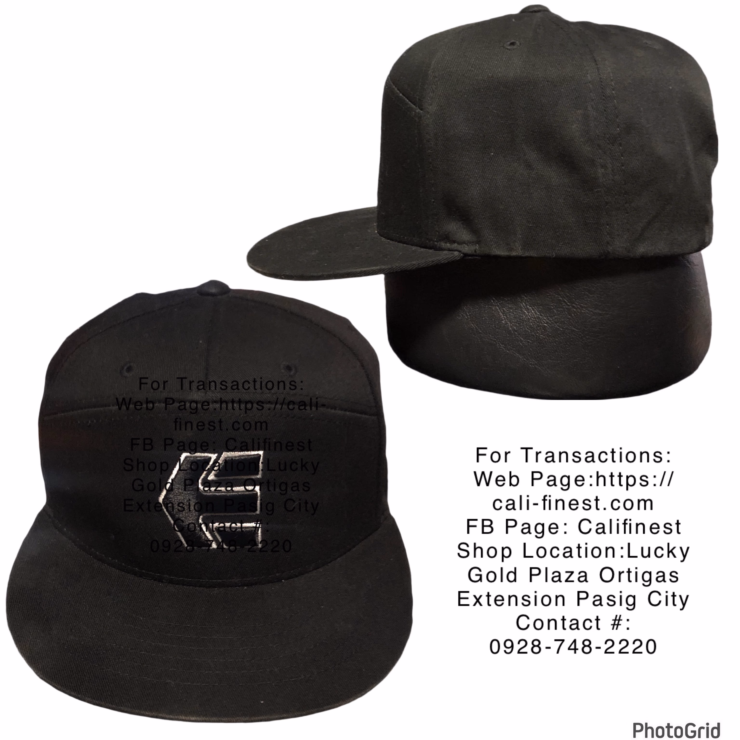 NWOT Etnies Mens Icon Snapback Black Hat