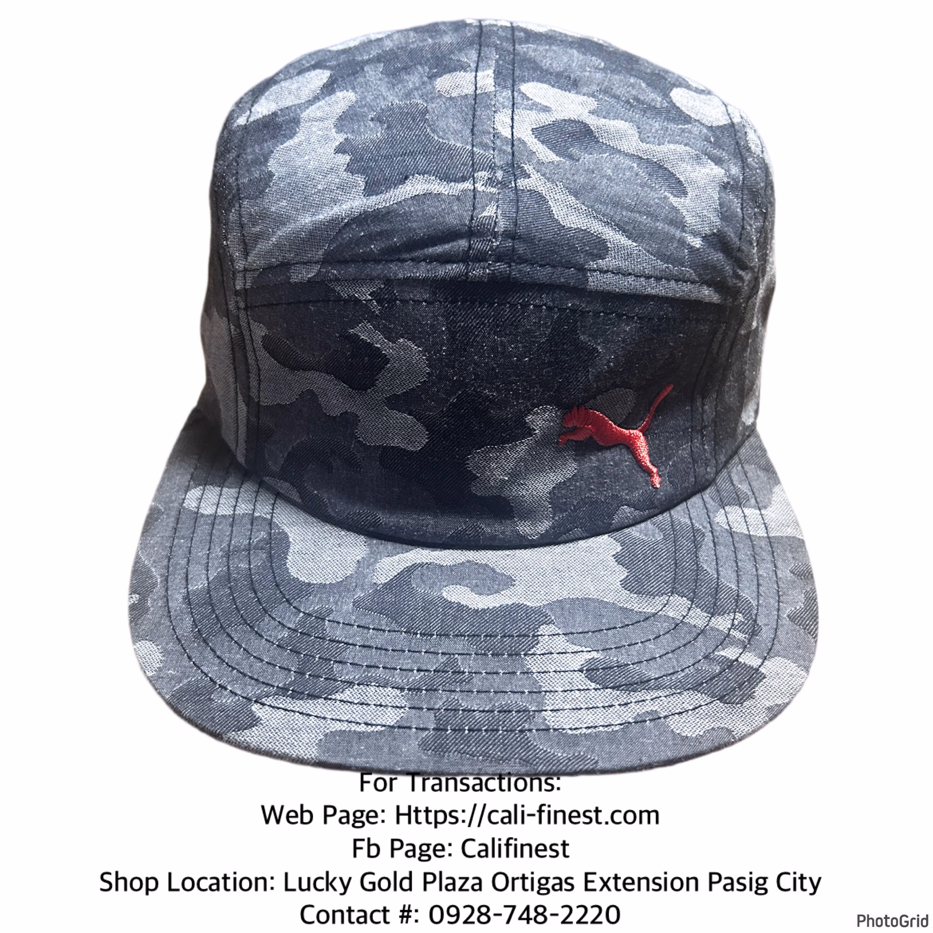 NWOT Puma Gray Adjustable Cap  C#0095