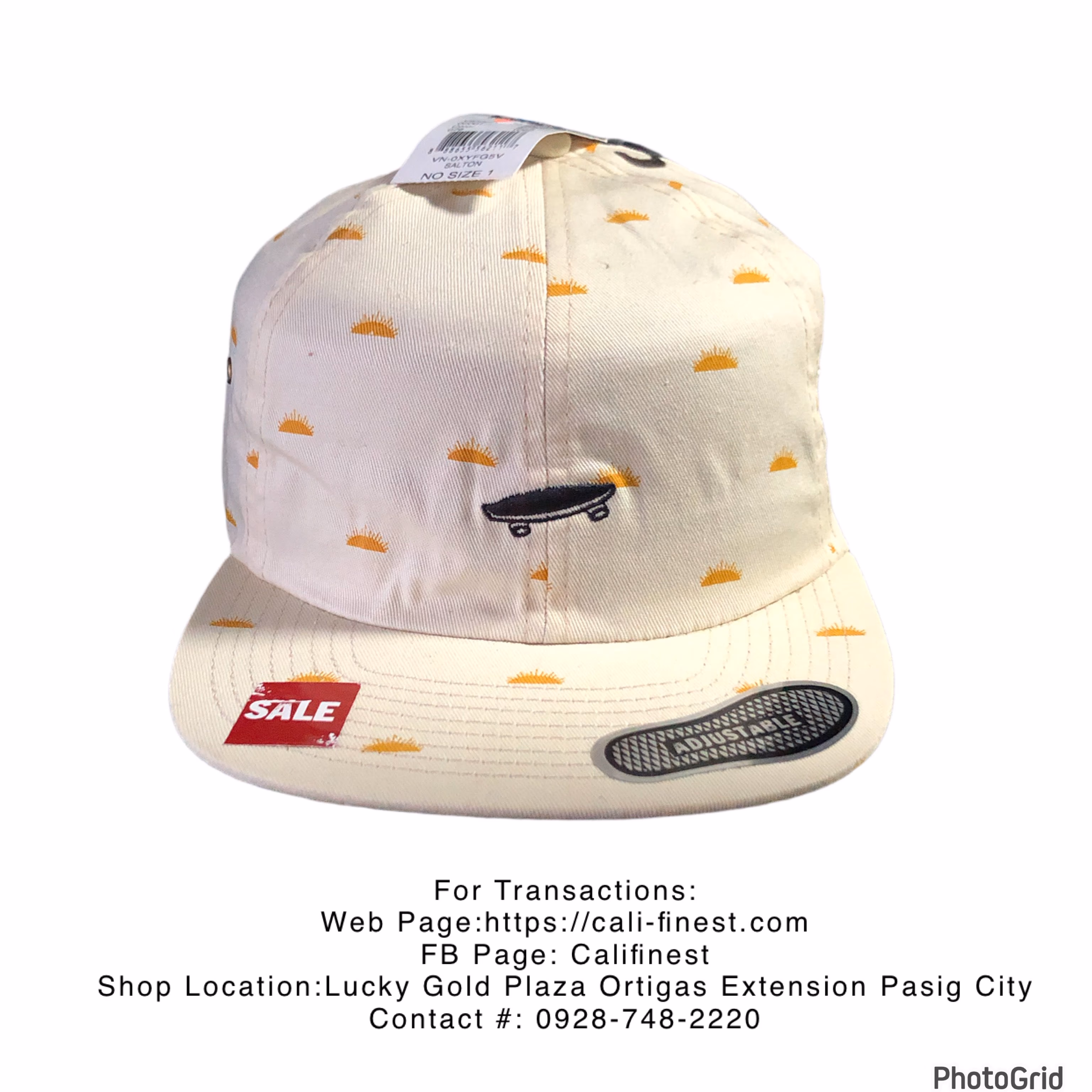 Vans Adjustable Skateboard Cap