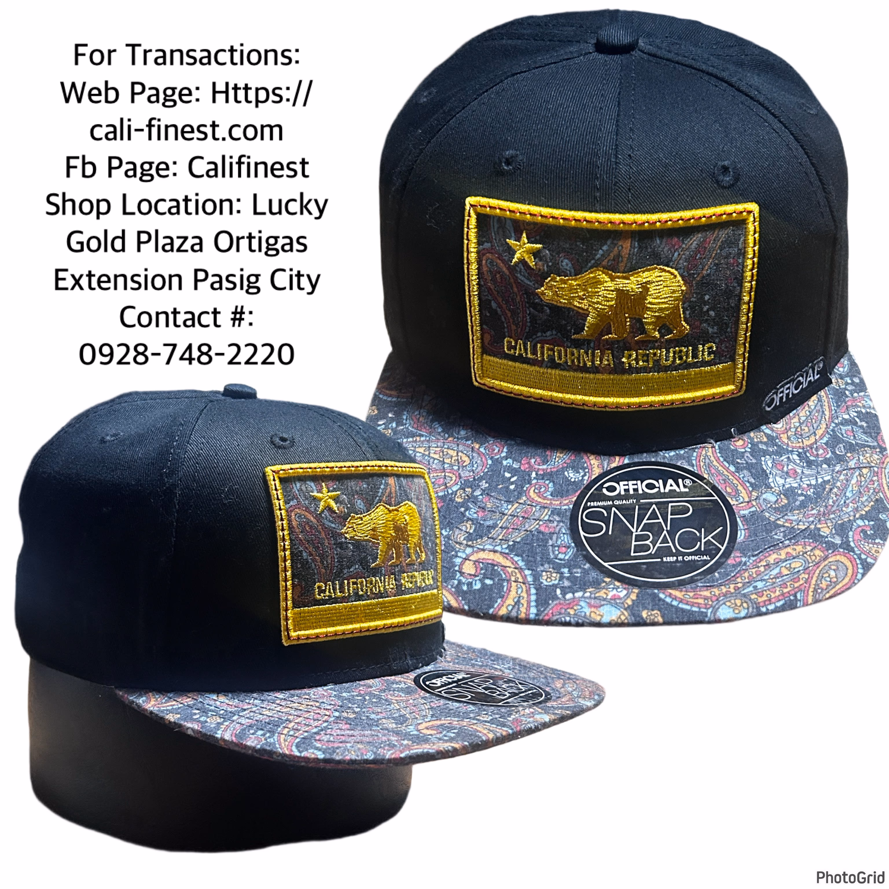 NWOT Keep it official California Republic Snapback   C#0094 