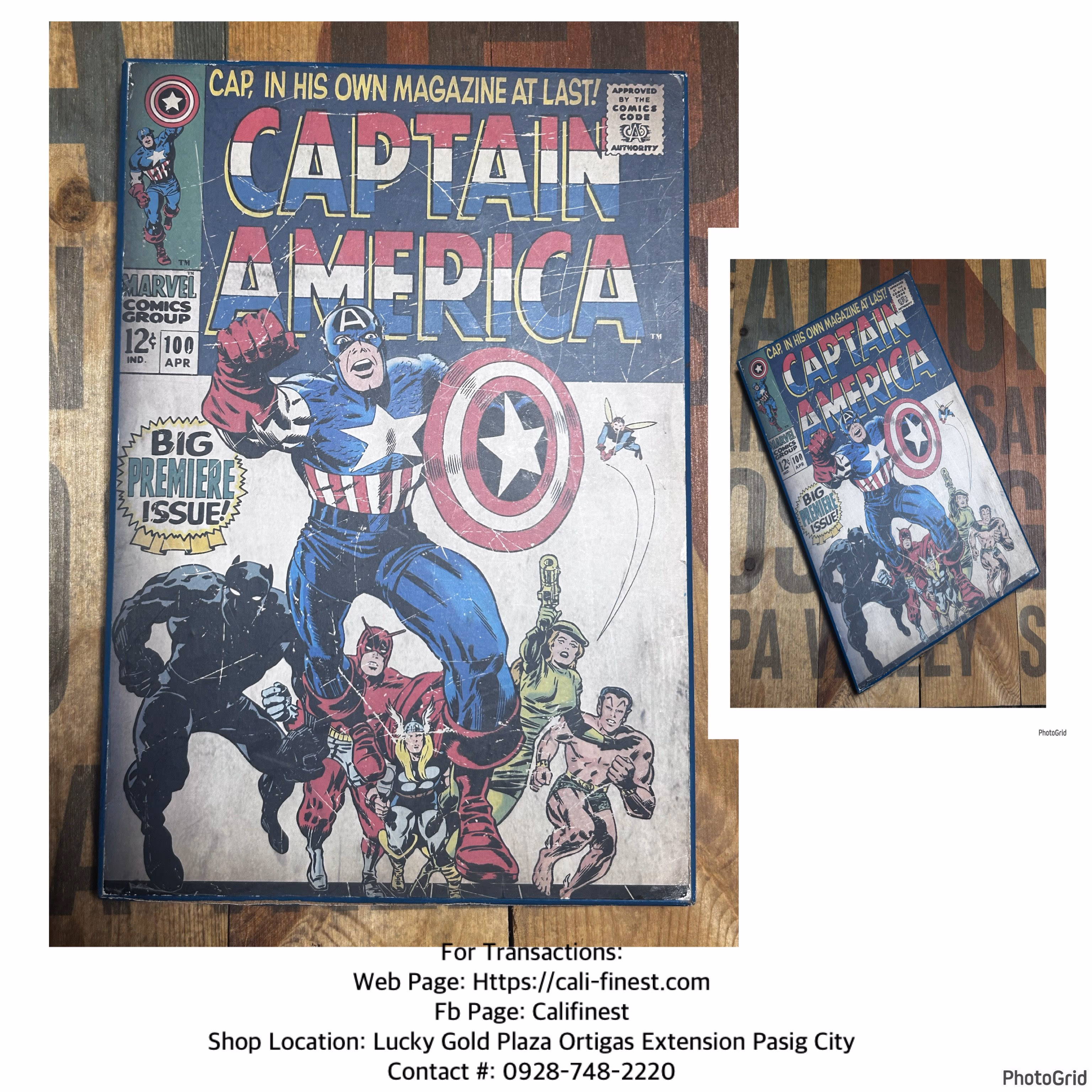 Marvel Comics Captain America #100 Wall Decor   CO#0042 