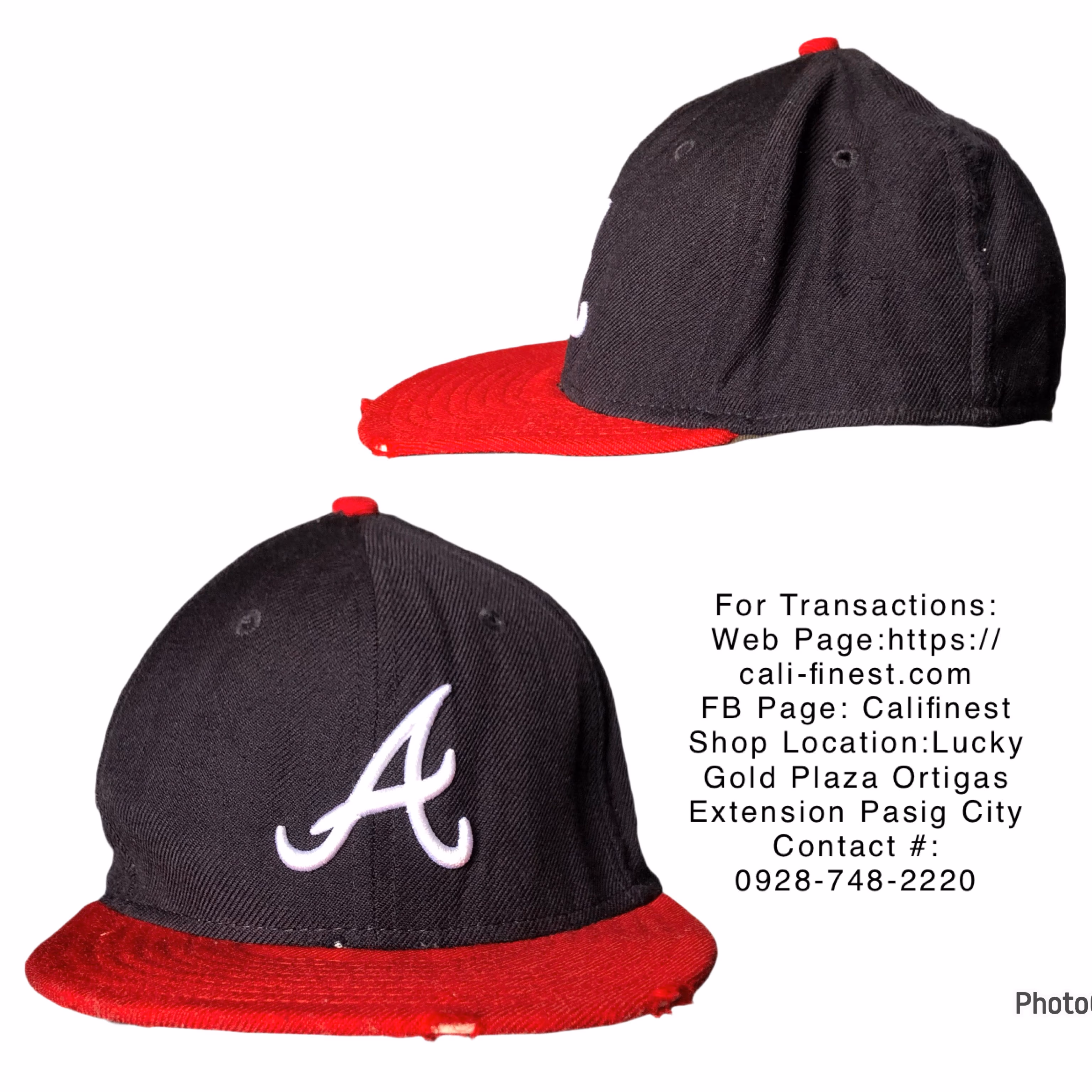 Atlanta Braves New Era MLB 59FIFTY Kids Baseball Cap 