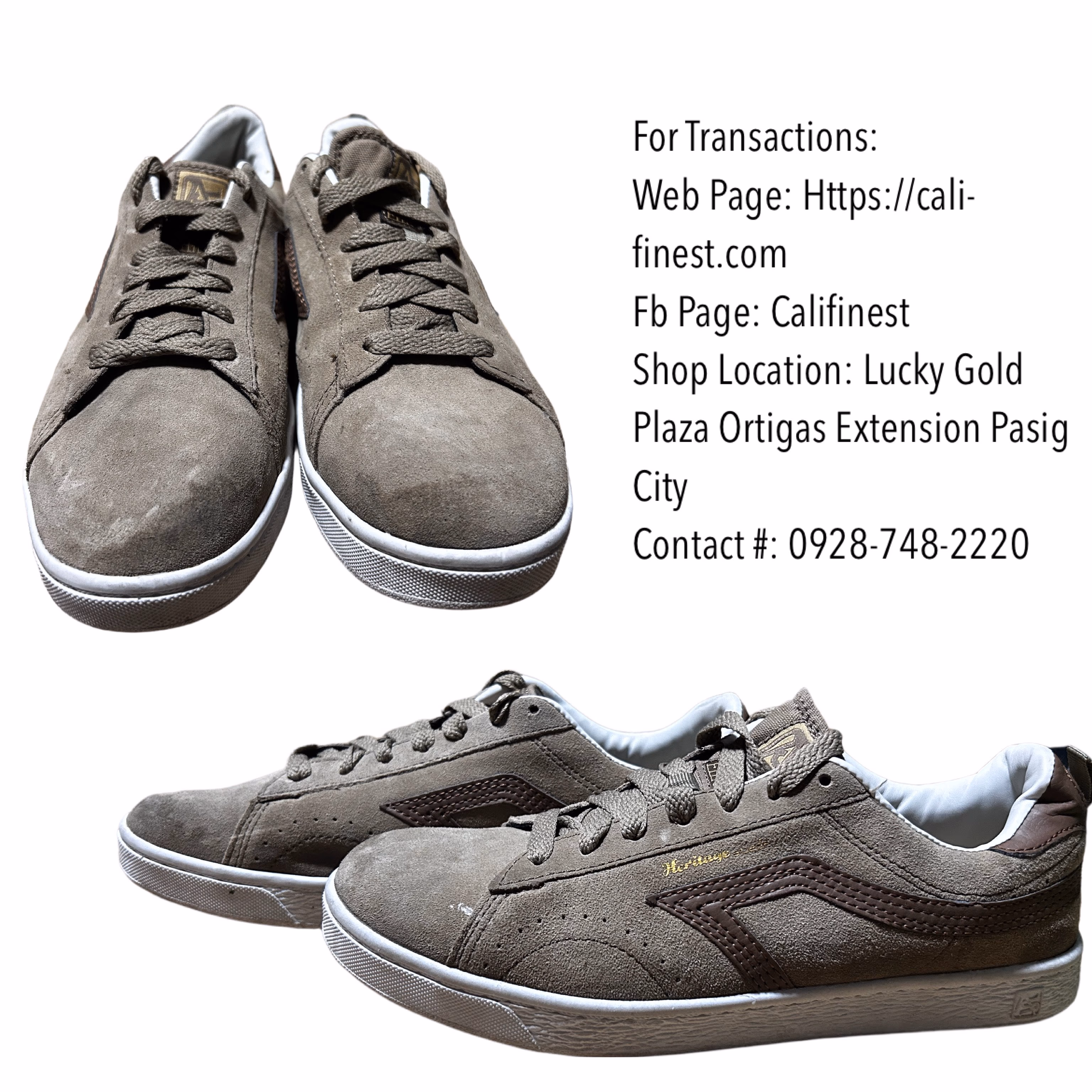 Airspeed, footwear, heritage, suede, light brown Sneakers Sz. 8