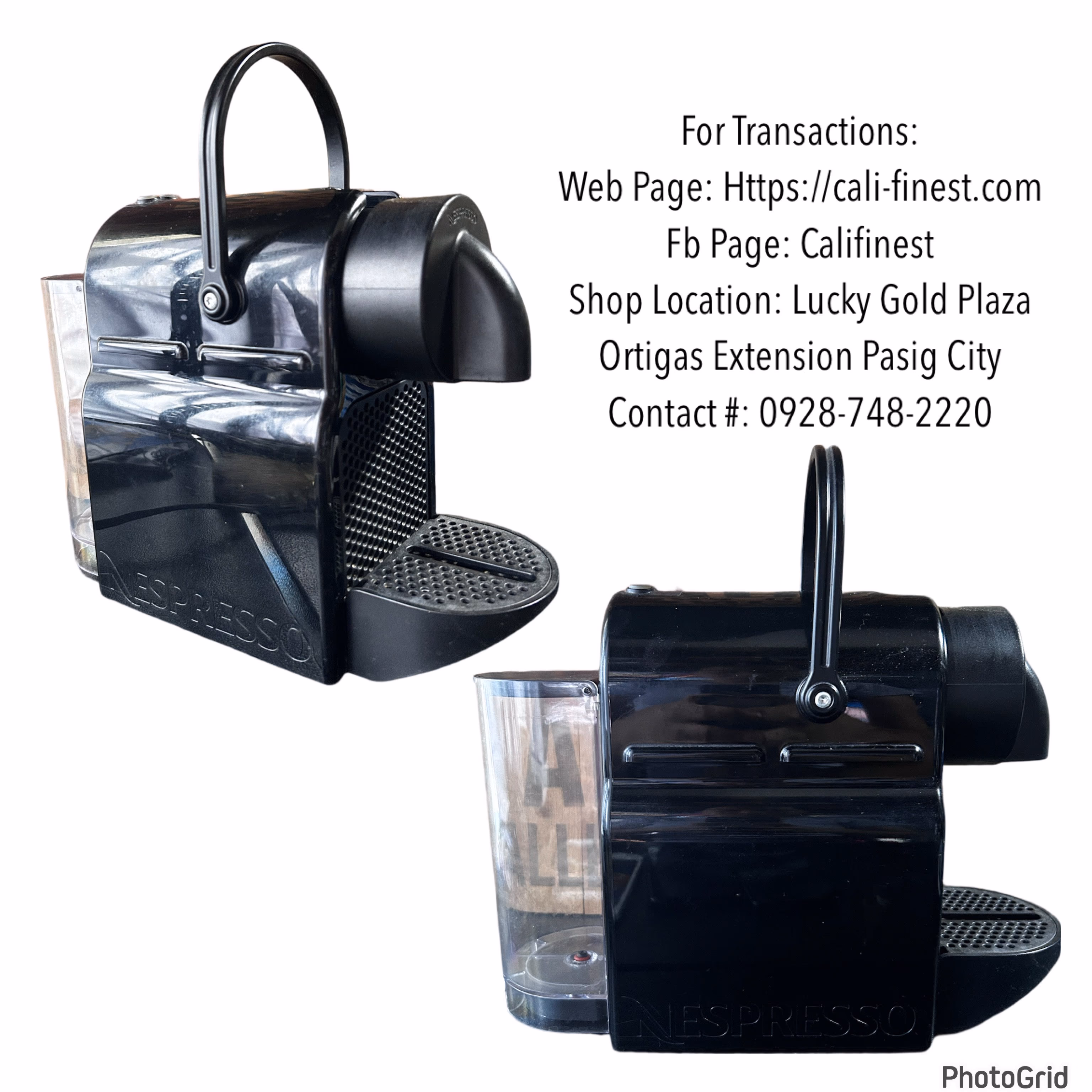 Nespresso Inissia Coffee Machine   KT#001 