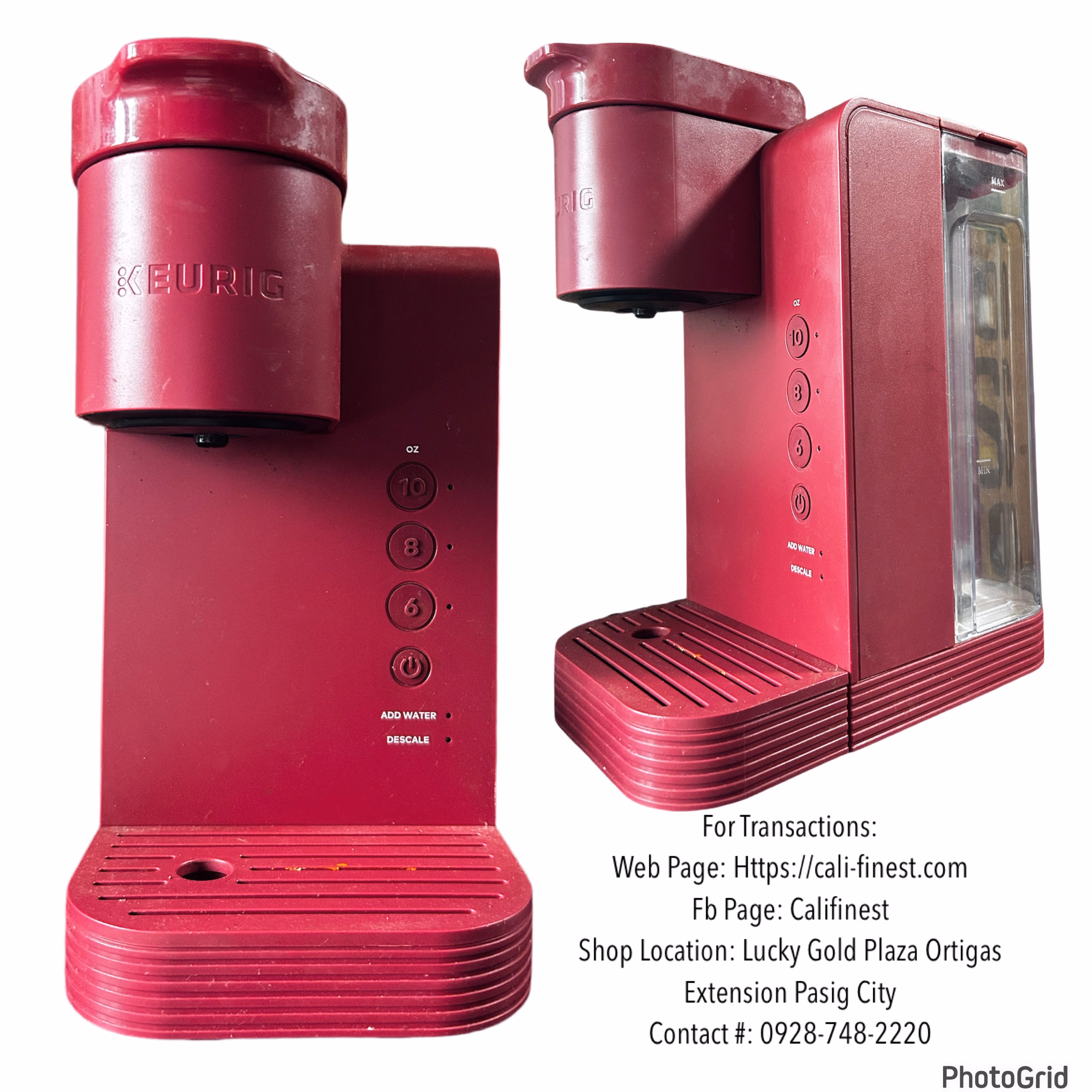 Keurig K-Express Essential Red Single Serve K-Cup Pod Coffee Maker Brewer  KT#002 