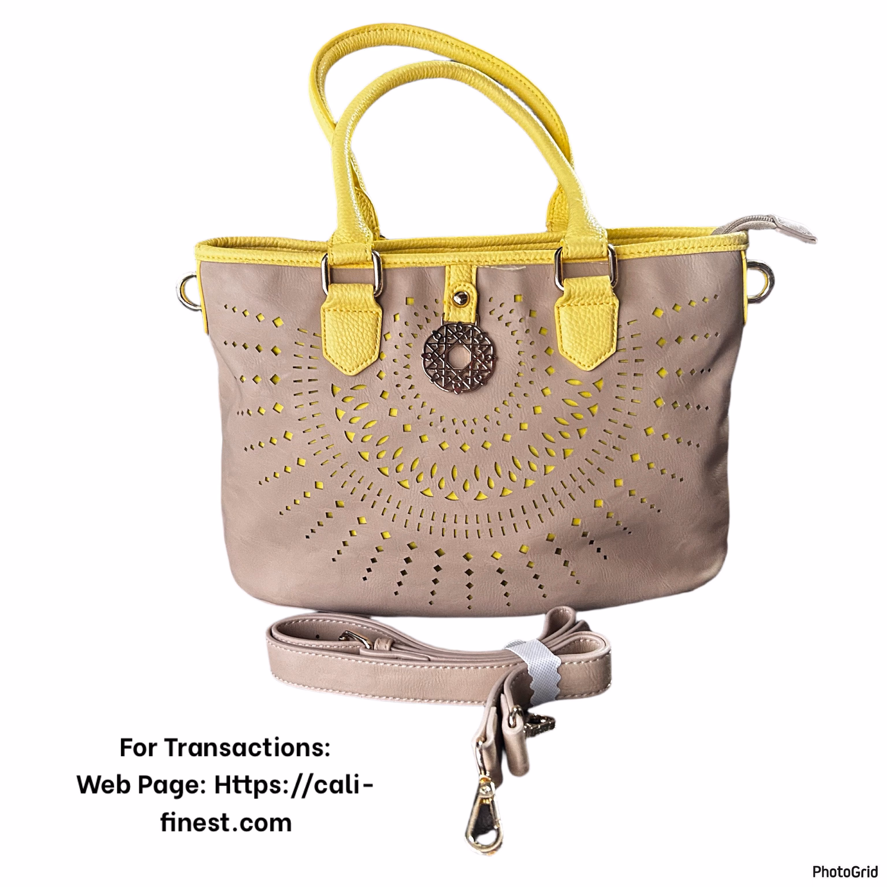 Charming Charlie Handbag with laser-cut detailing New Without Tag