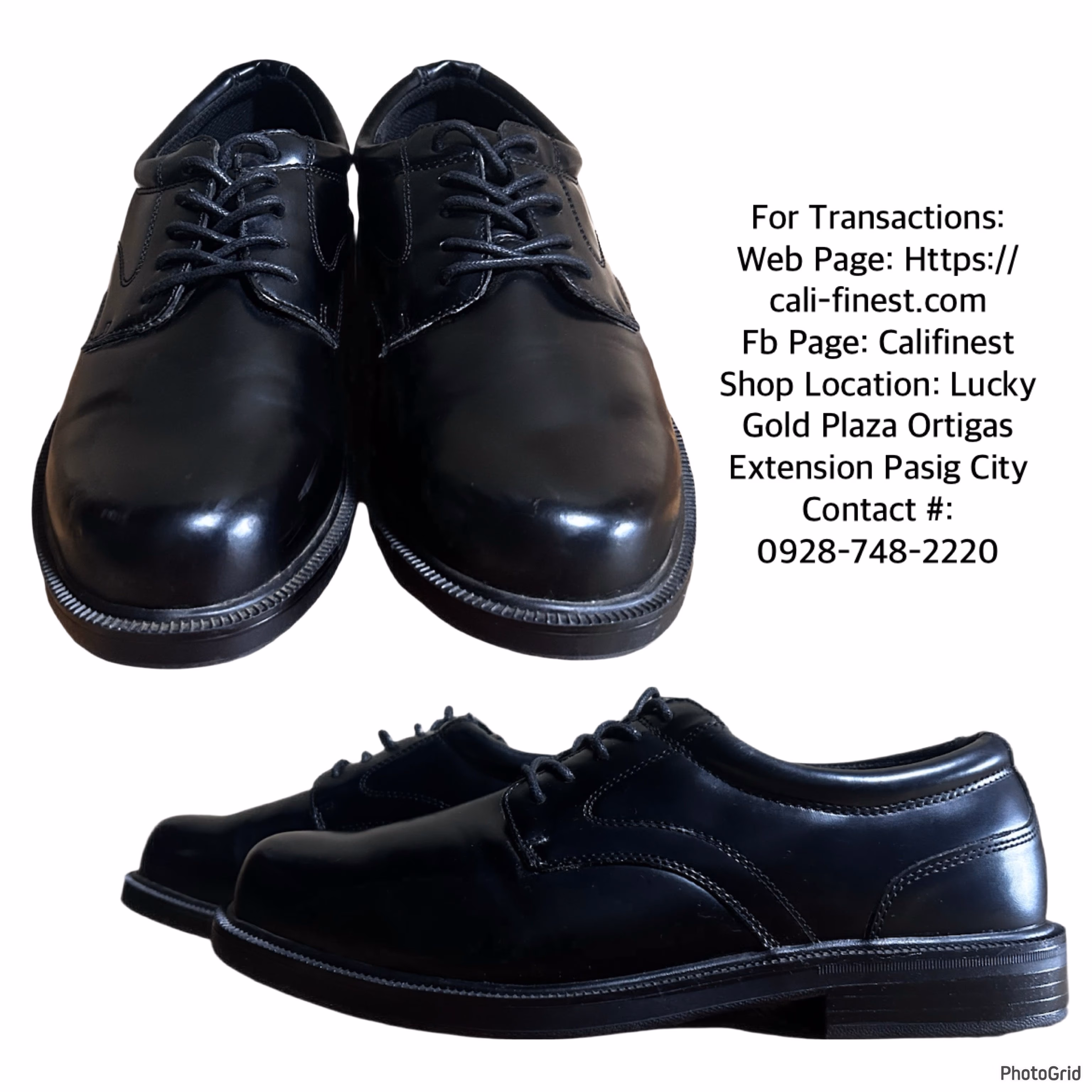 Deer Stags Times Black Leather Dress Shoes for Men