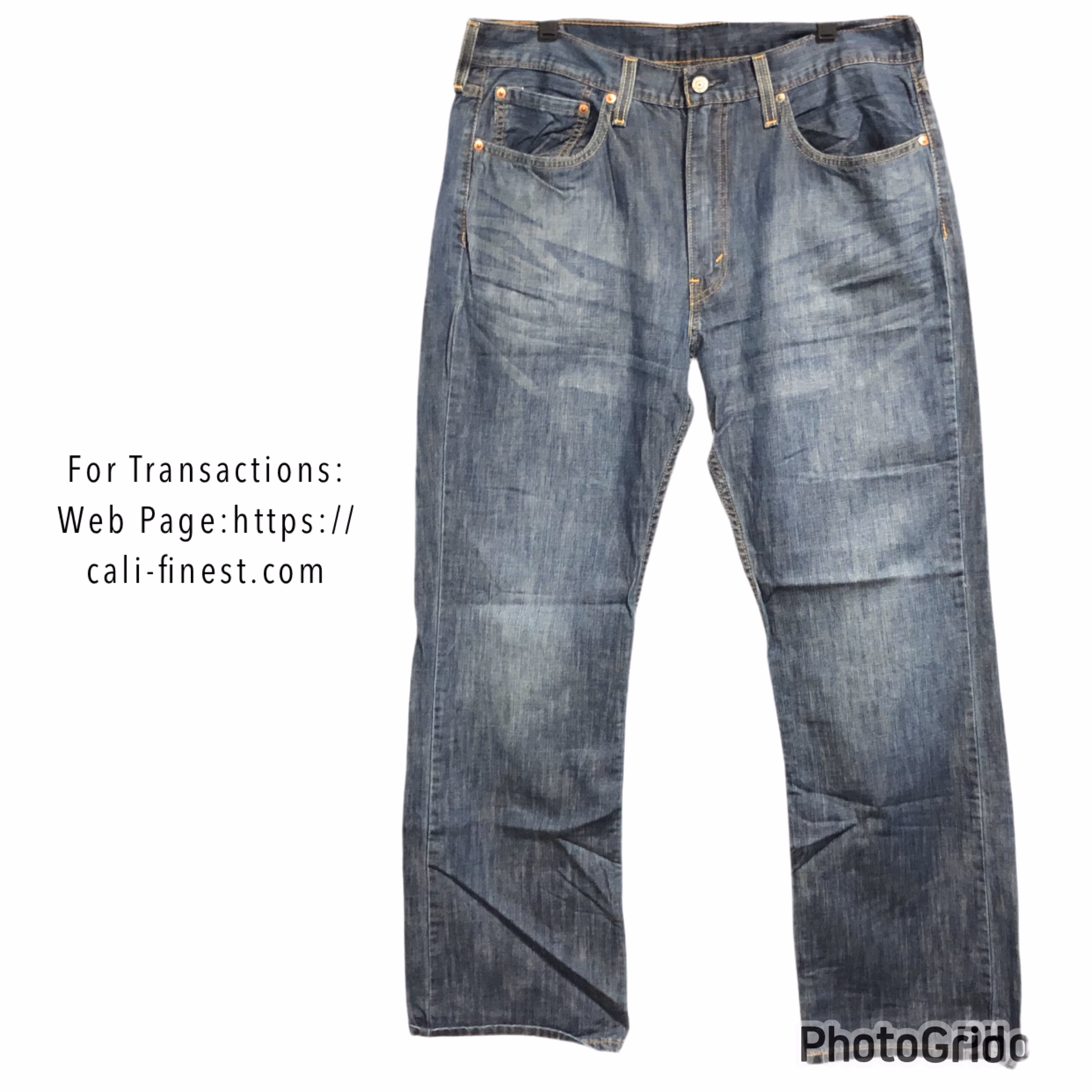 Levi Strauss & Co 527 Mens Denim Jeans W36 L32