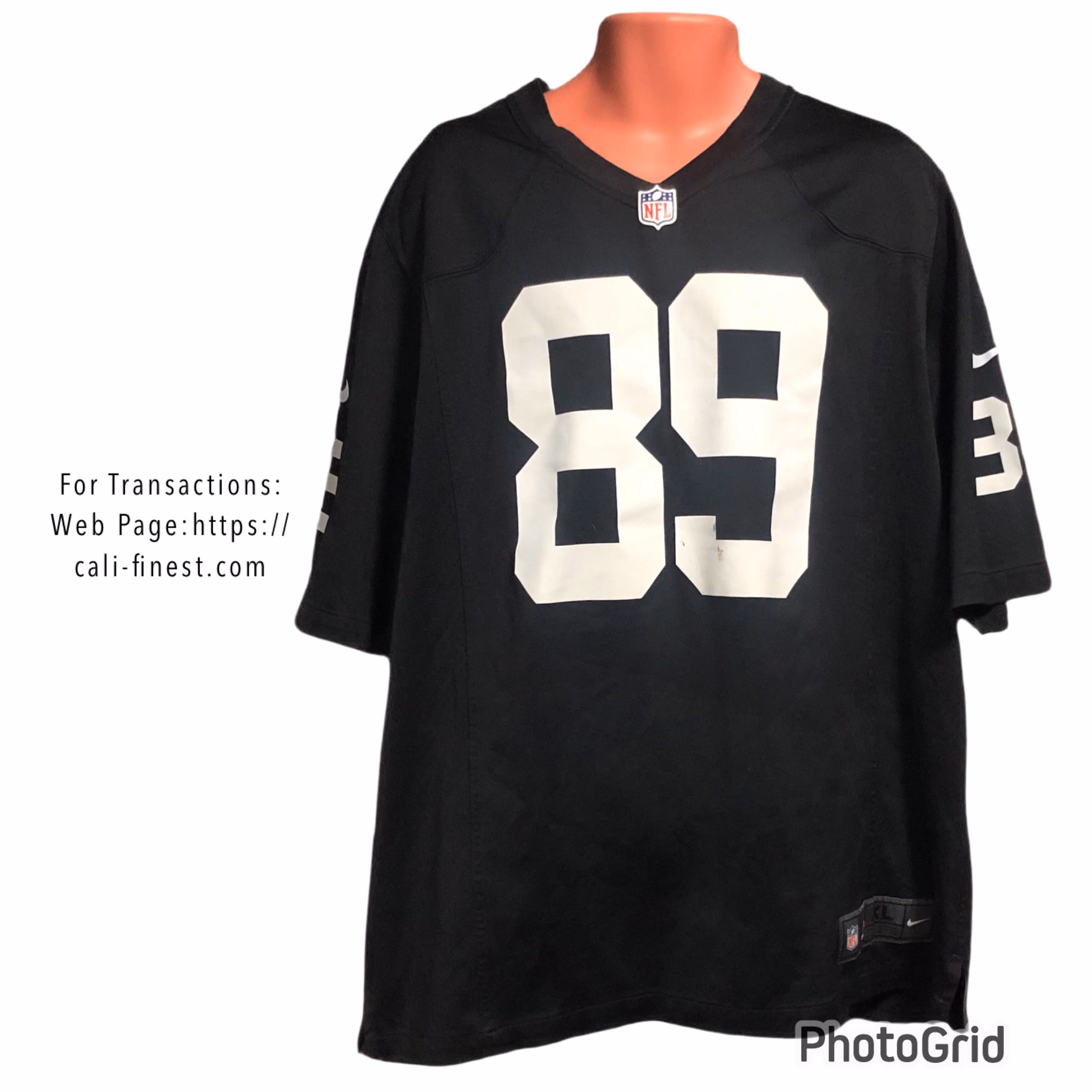 Nike Cooper #89 Las Vegas Raiders Mens Black Jersey 