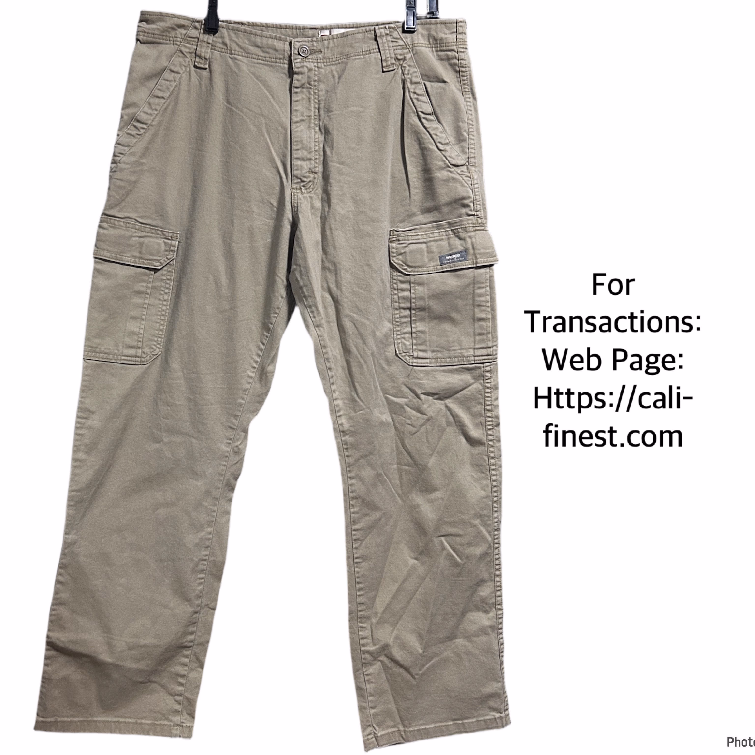 Wrangler Cargo Relaxed Fit khaki Pants For Men   B#0045 