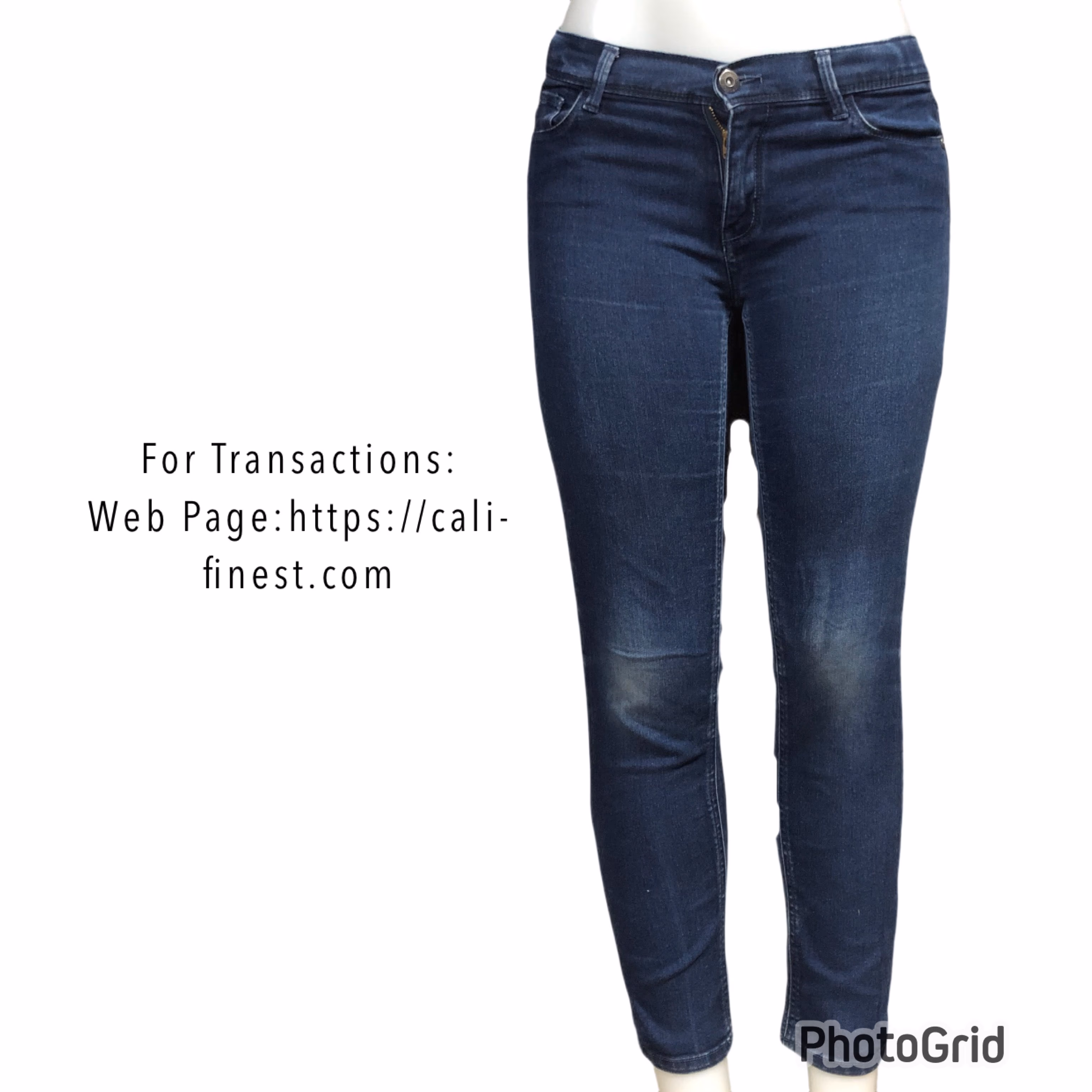 Jordache Women’s Skinny 14 Slim Blue Denim Jeans