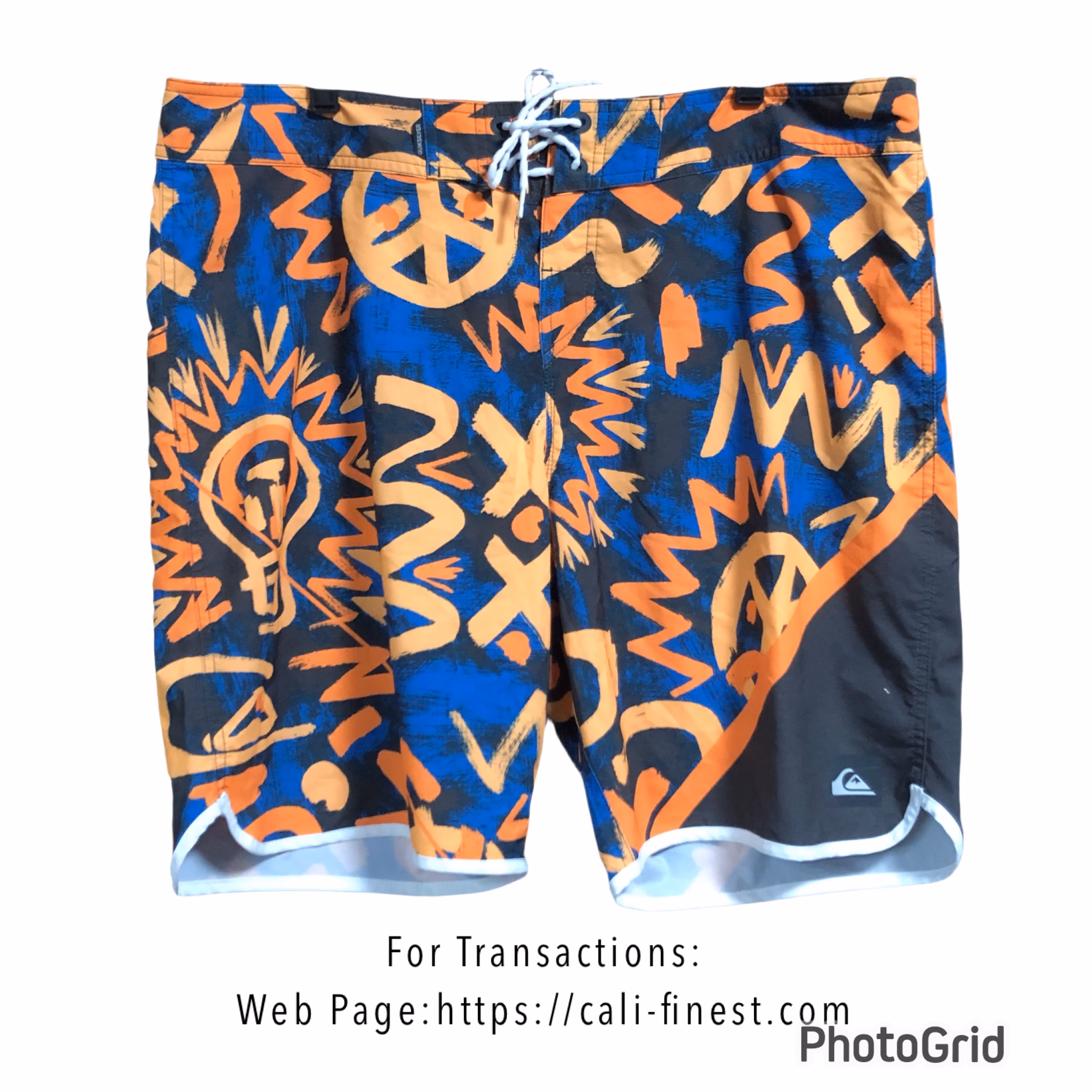 Quicksilver Dry AG47 Flight Mens Swim Trunks & Board Short size 38