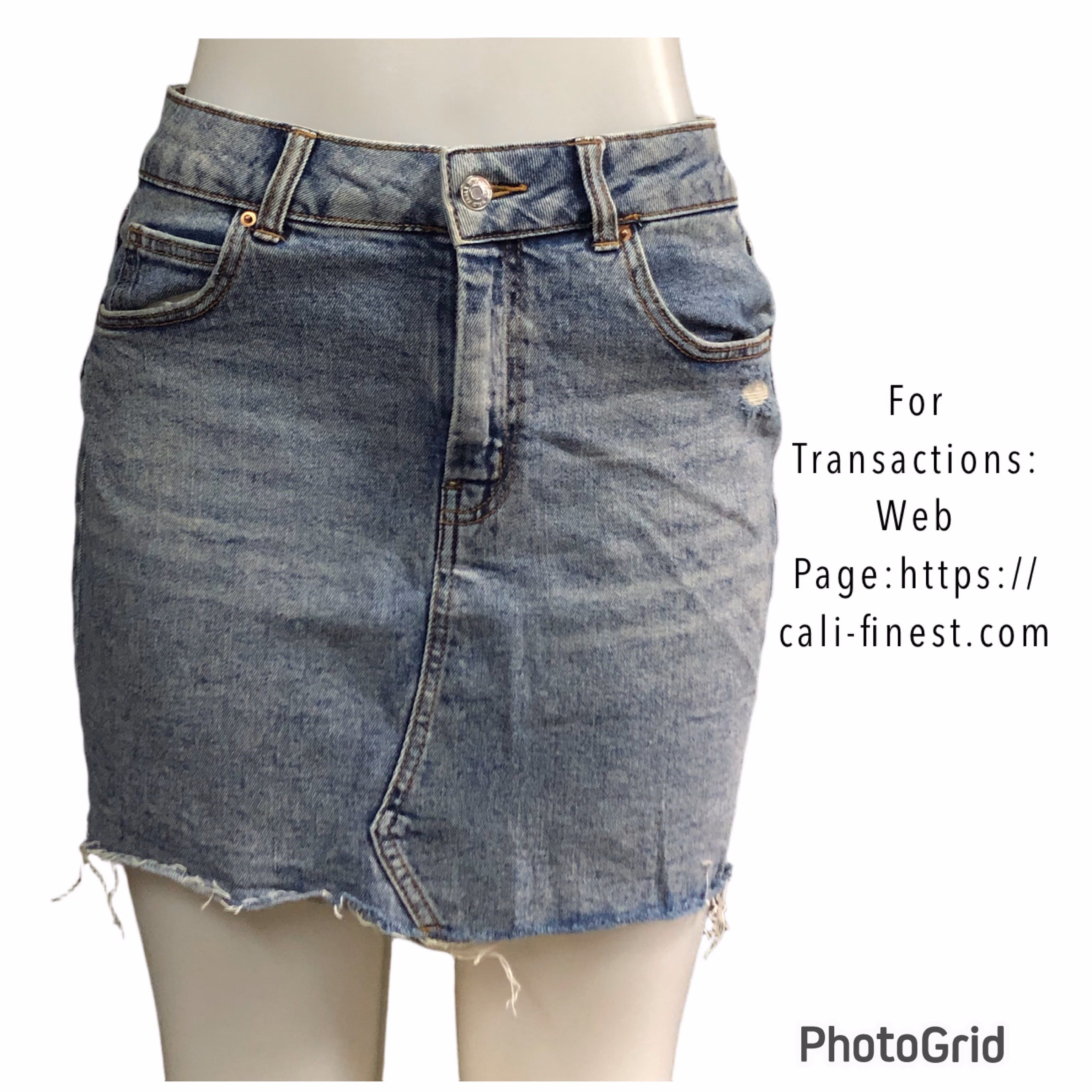 Wild Fable Women Denim Skirt Small   B#0059 