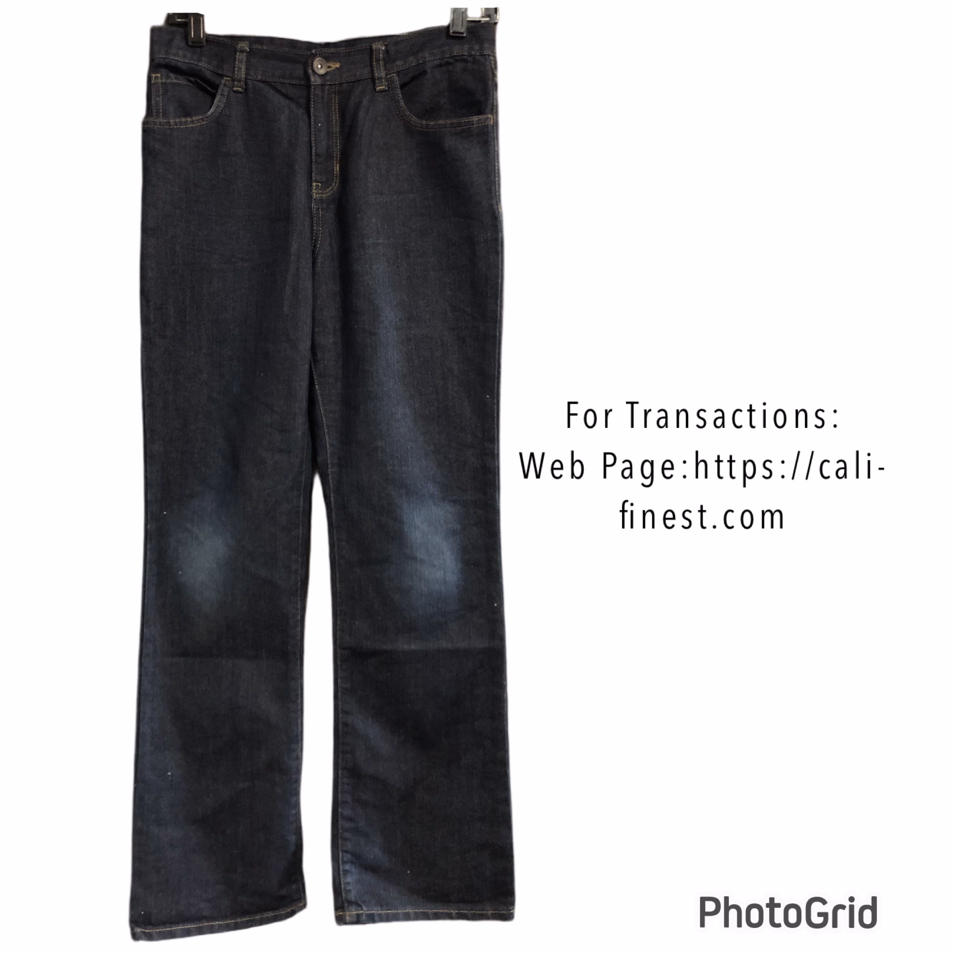 Place Bootcut black denim Jeans For women   B#0061