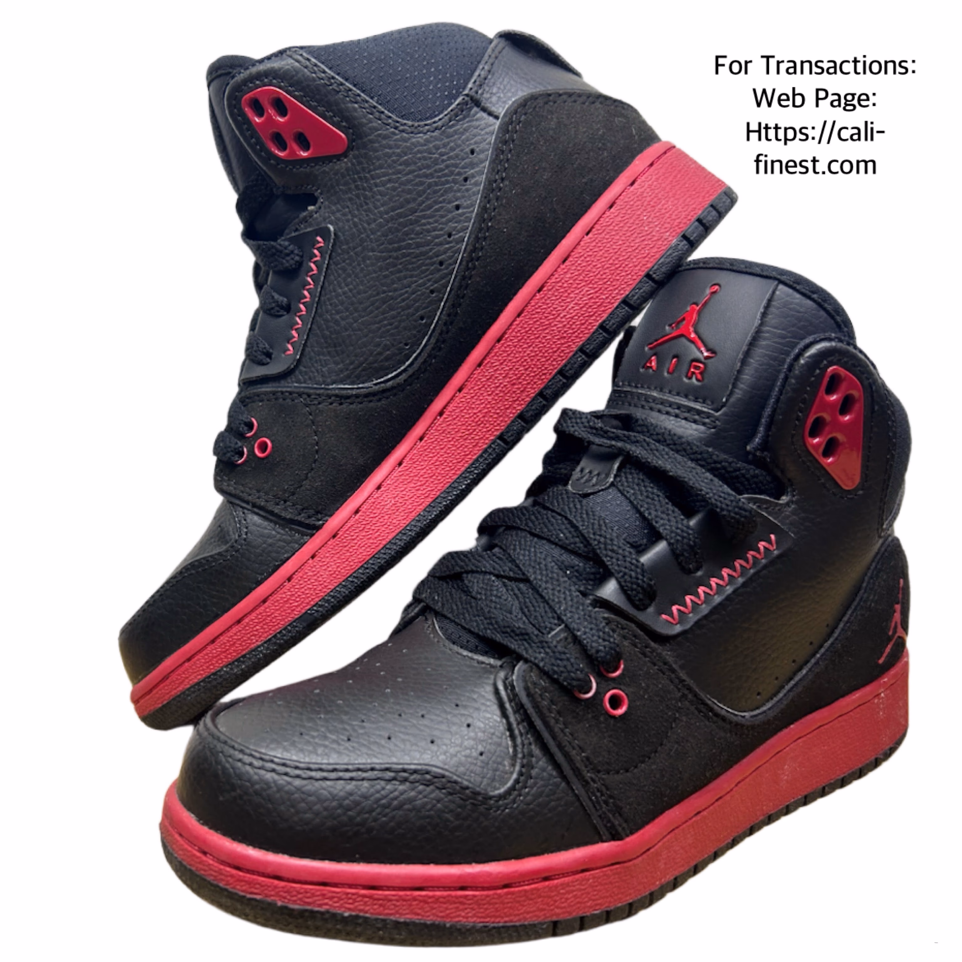 Nike Air Jordan 1 Flight 2  BG “RED” Sneakers Shoes   S#00224