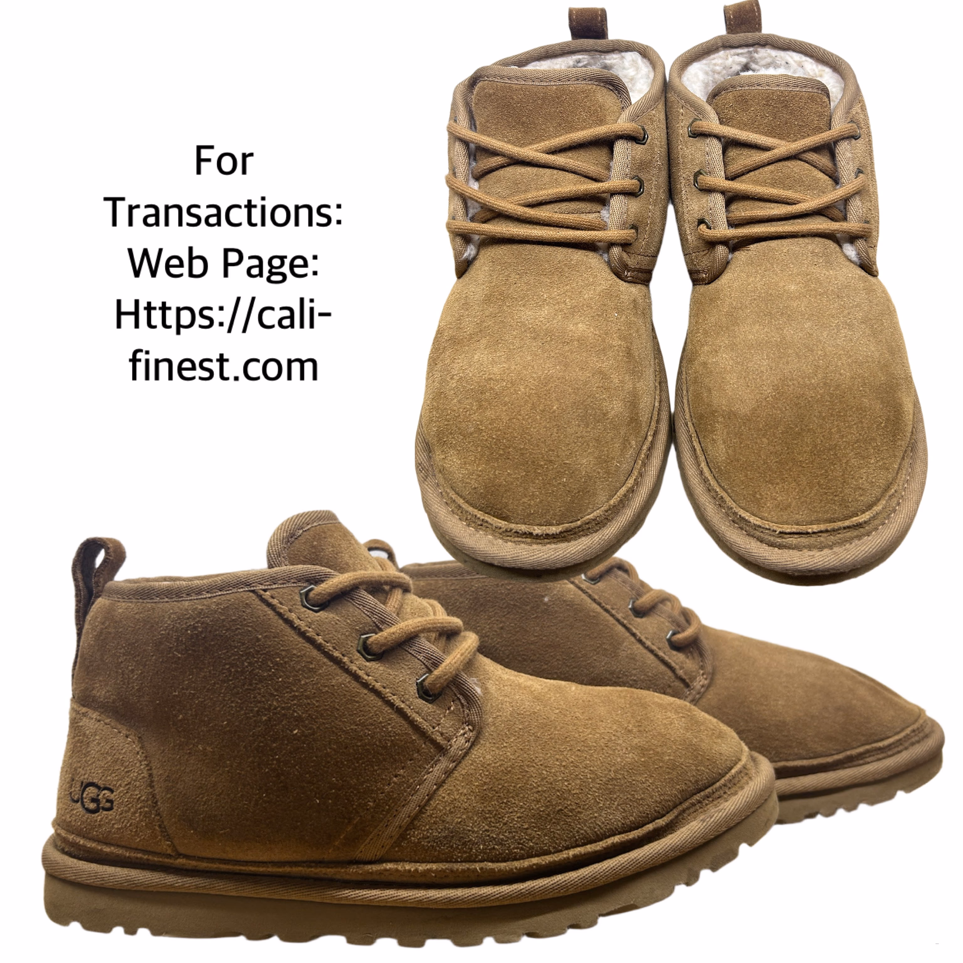 UGG Neumel Lace-Up Ankle Chukka Boots   S#00242