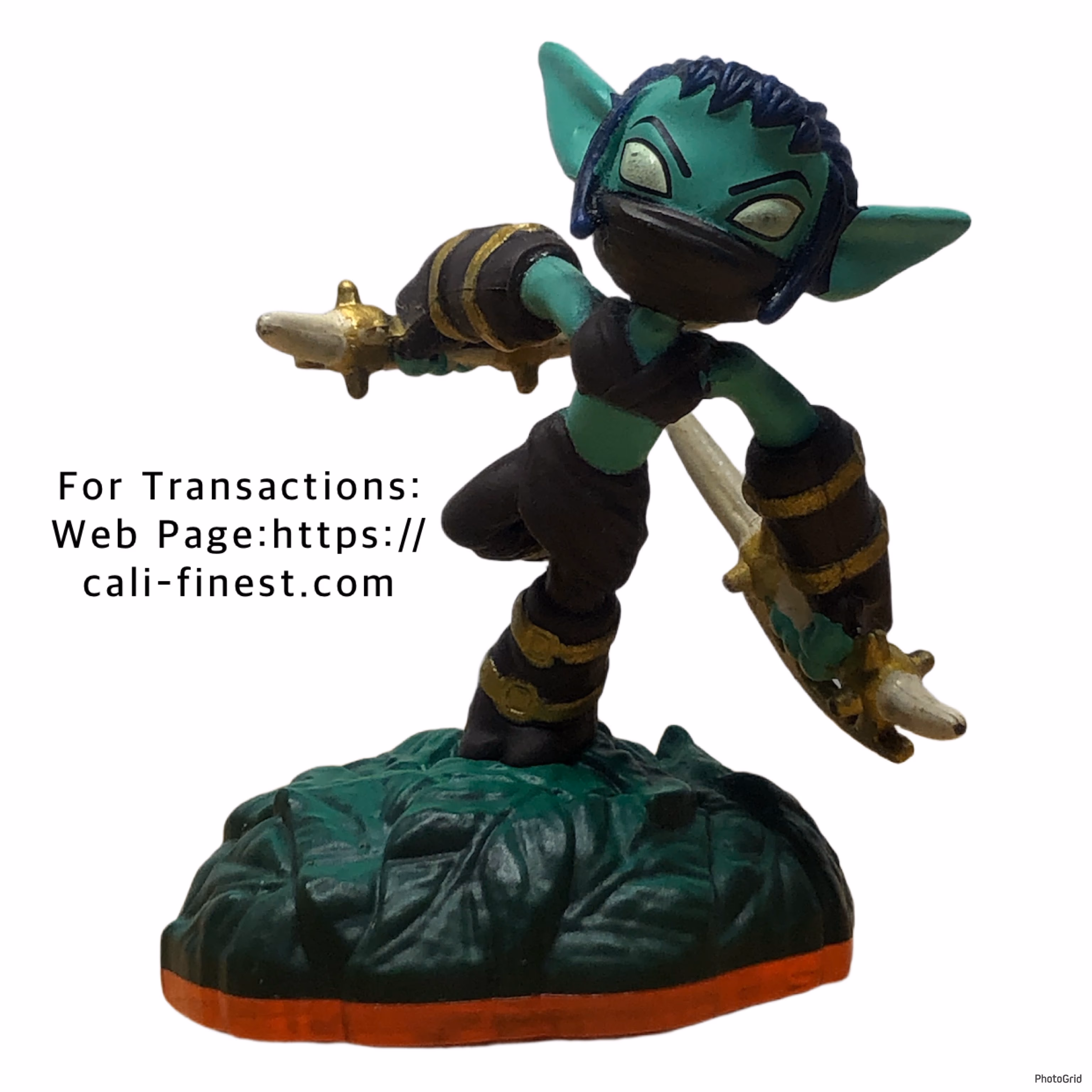 Skylanders Spyro’s Adventure STEALTH ELF Figure 2 1/2 inches   CO#0054 