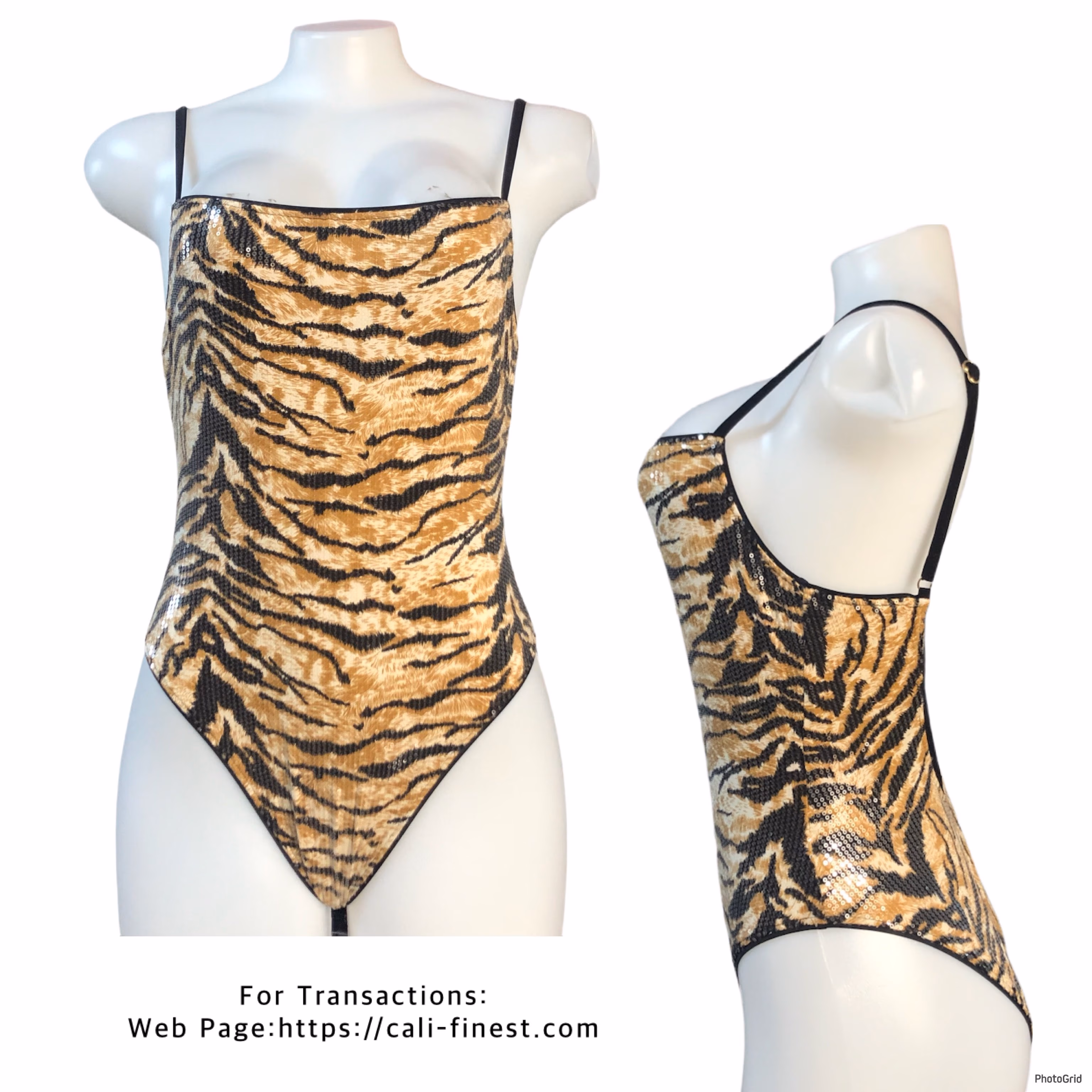 South Beach Womens Zebra Sequin Strappy One piece Swimsuit