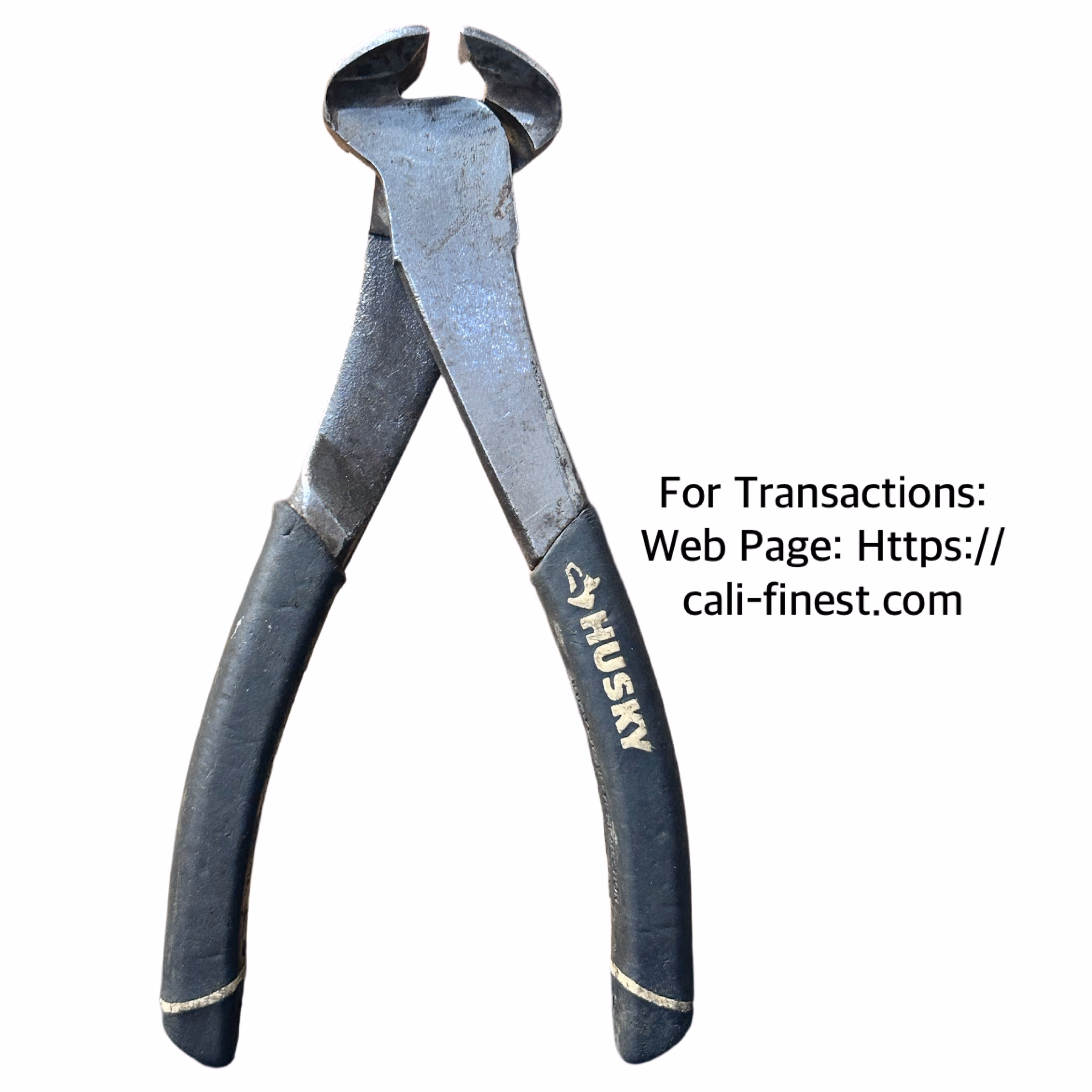 Husky 7-inch End Nipper Cutting Pliers, 881921  HT#0027 