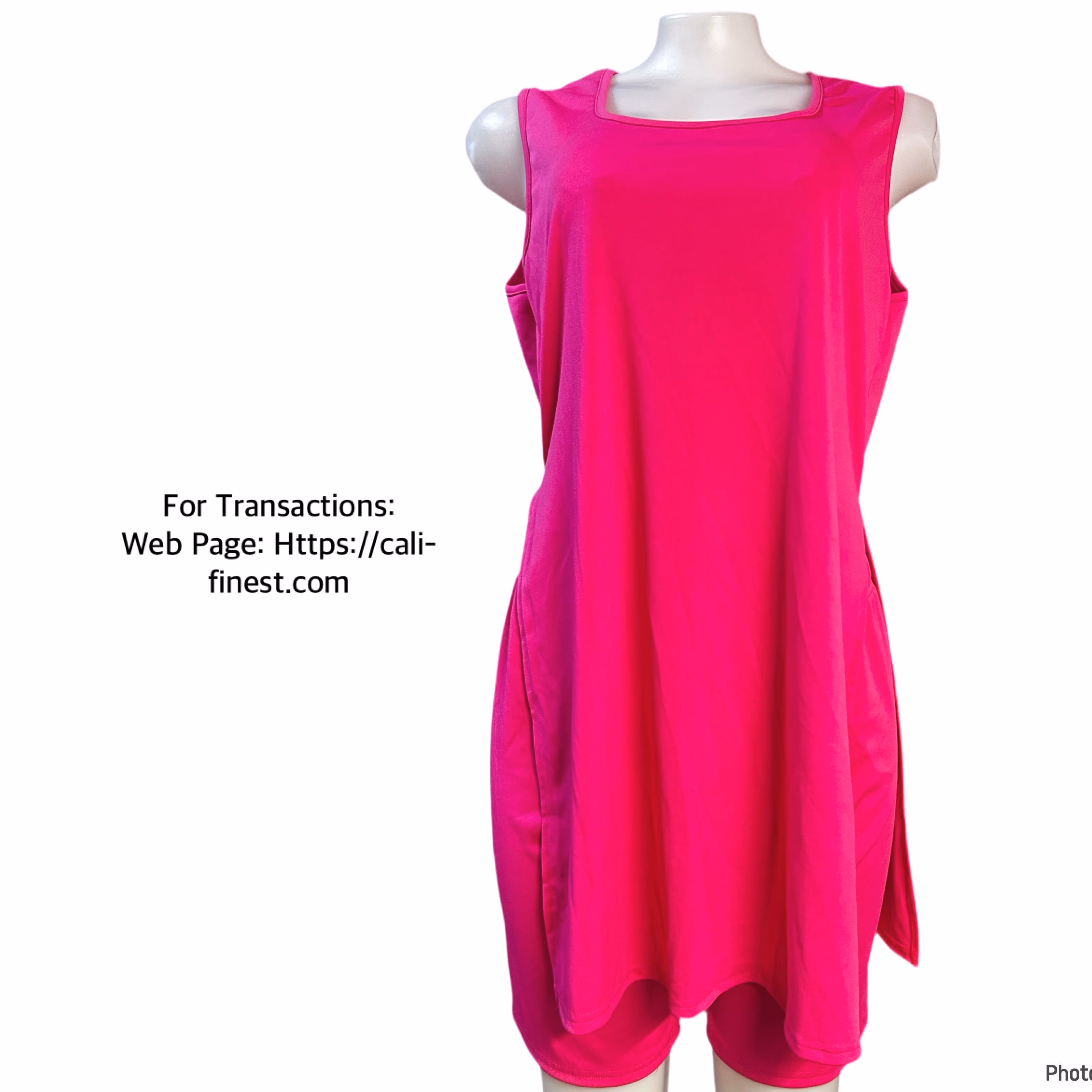 Women’s Pink Dress and Short size XL