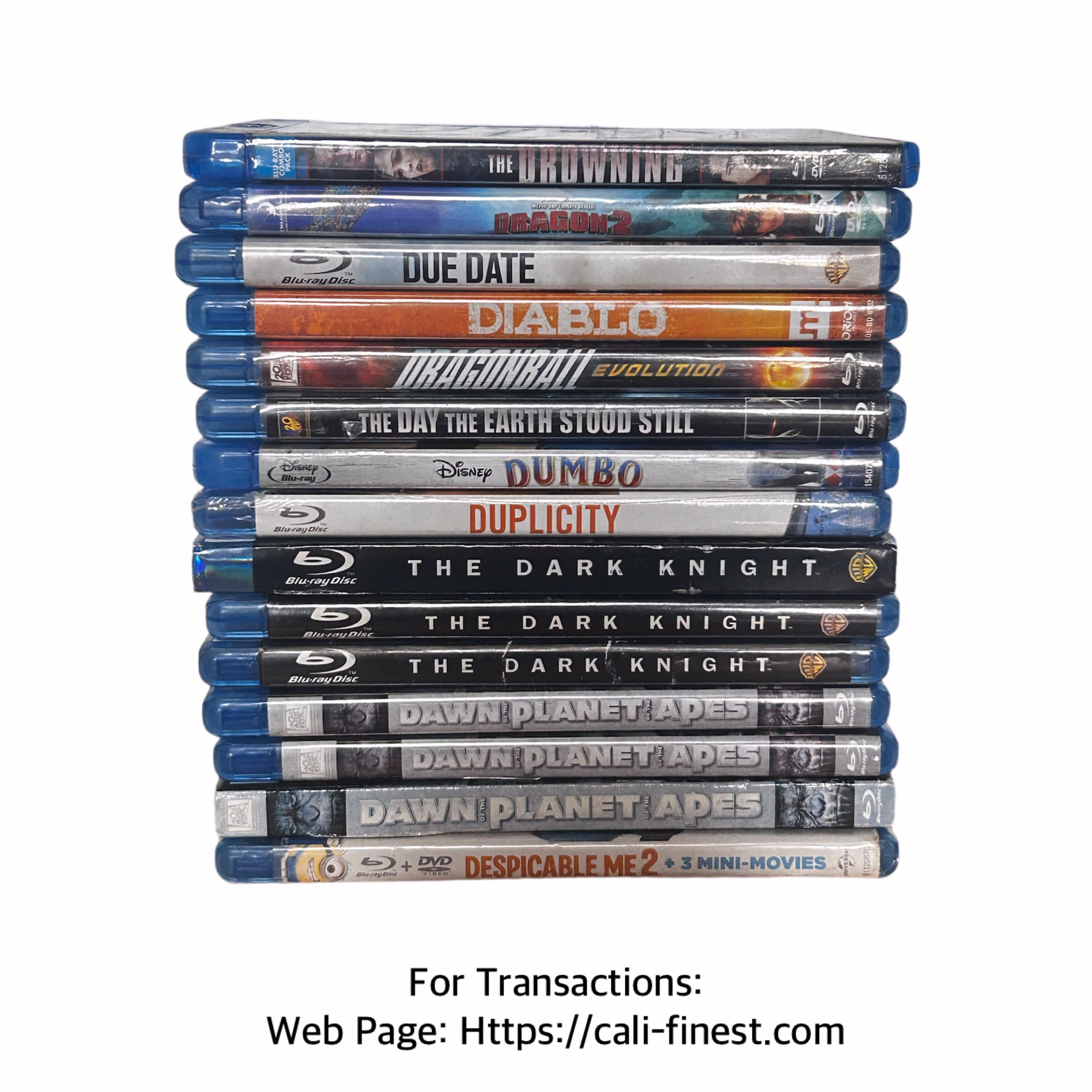 Blu-Ray Movies Title D Region A