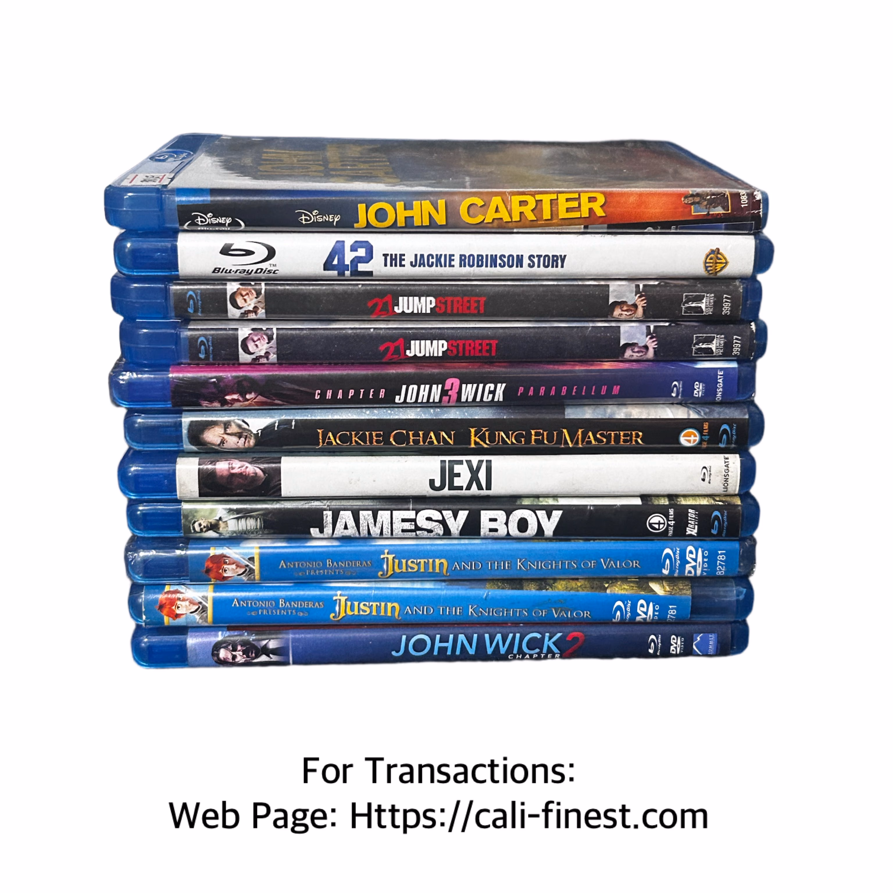 Blu Ray Movies Title J Region A