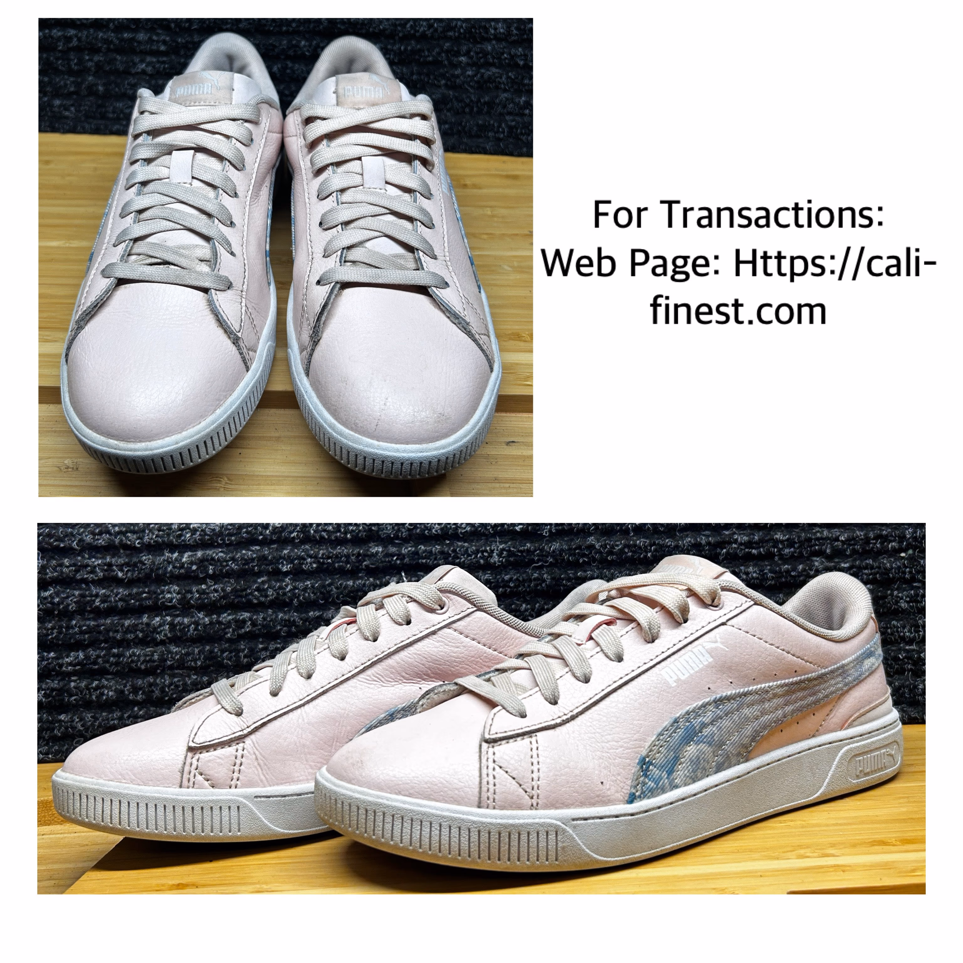 Puma Vikky V3 Floral sneakers in pink with a floral-patterned Formstrip shoes  S#00176 