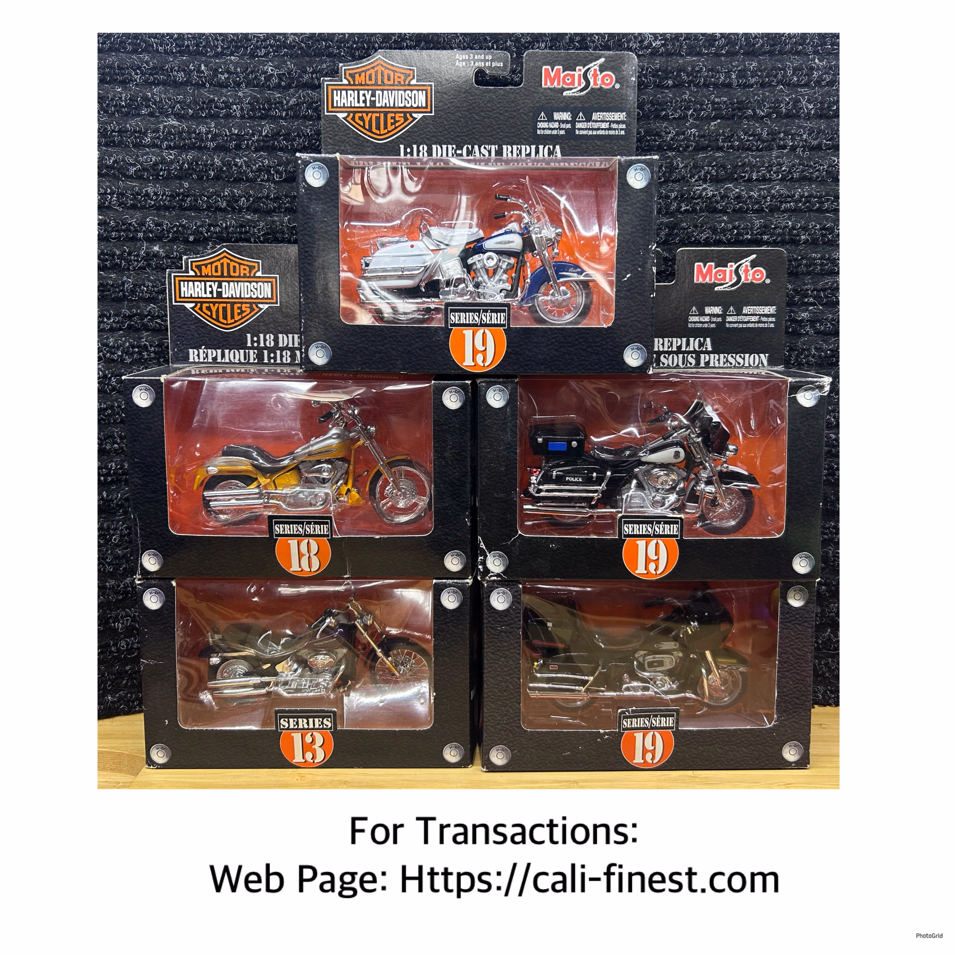 Maisto Harley-Davidson motorcycle1:18 Die Cast Replica   CO#0058