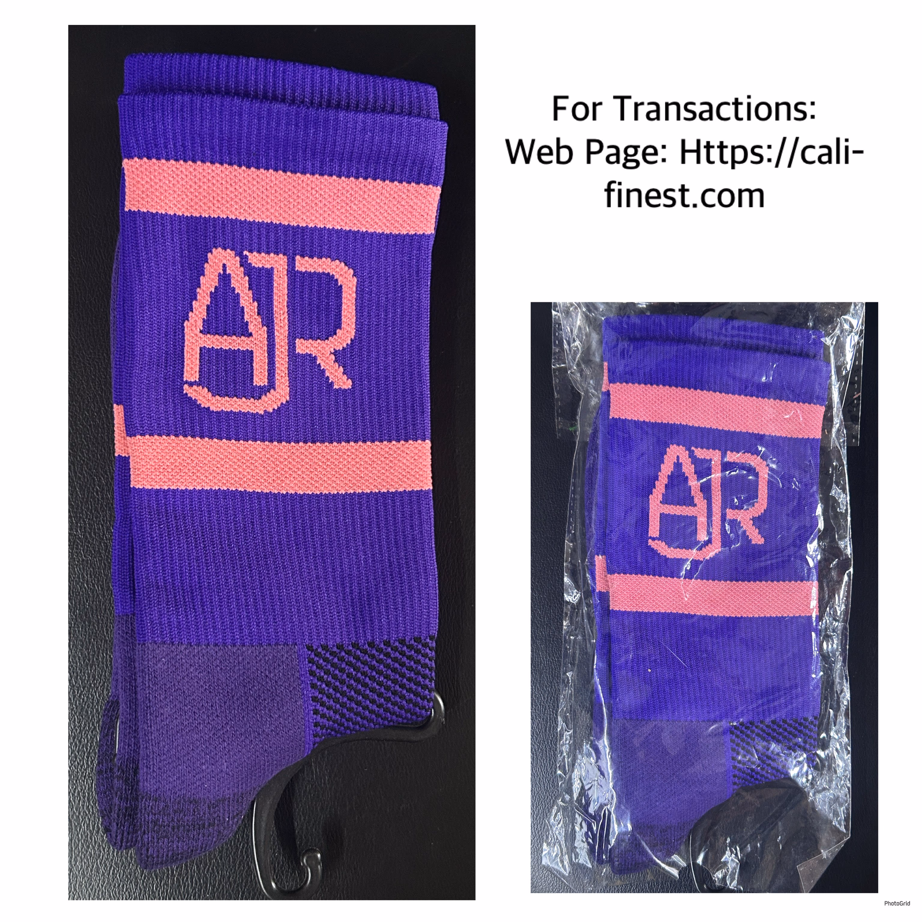 AJR Limited Merch Purple Socks  SO#16