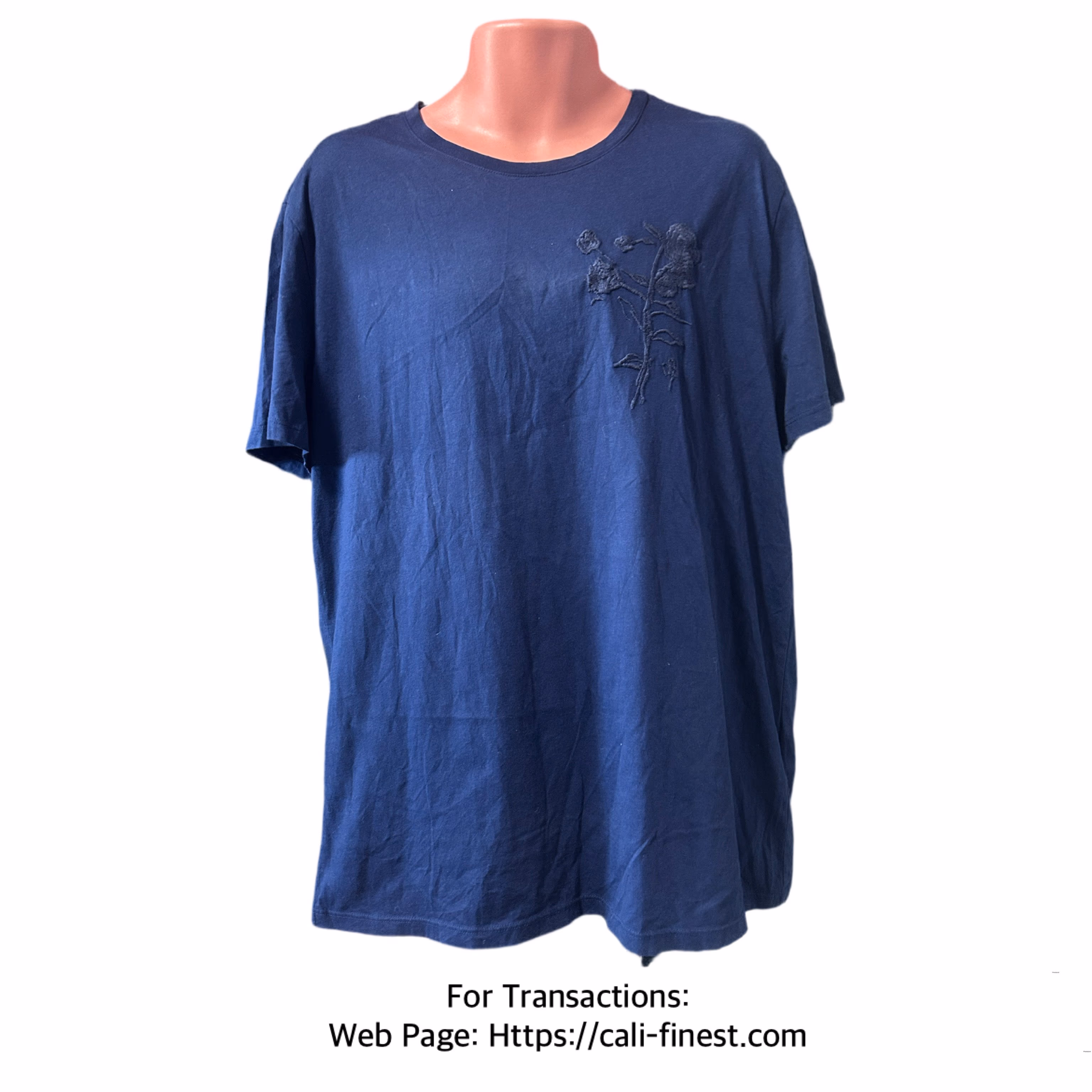 Men’s Express Navy Blue T-shirt- Large