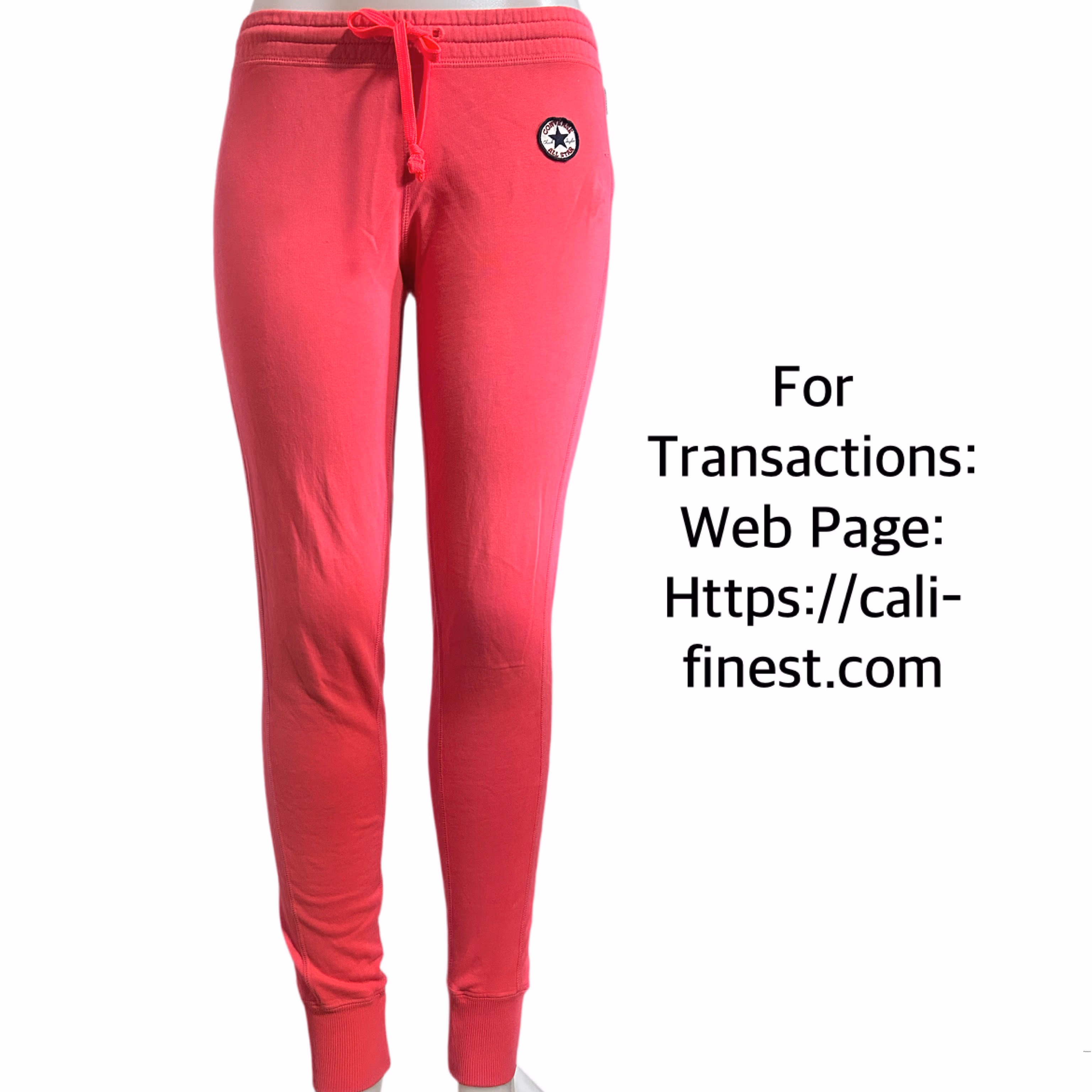 Converse All Star Womens Pink Jogger  Small   B#00193