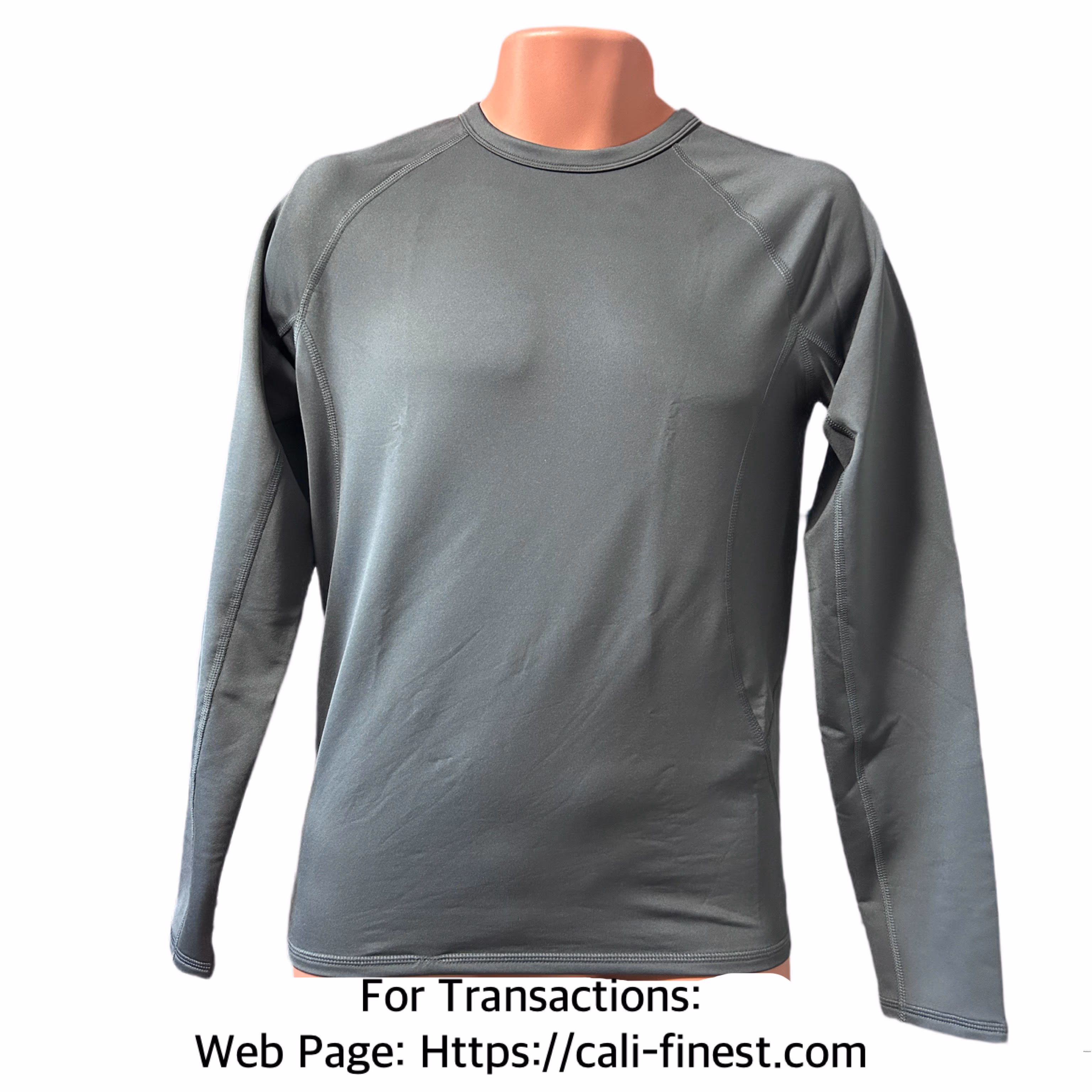 Brandnew All in Motion Heavyweight Thermal Gray Shirt   T#00160