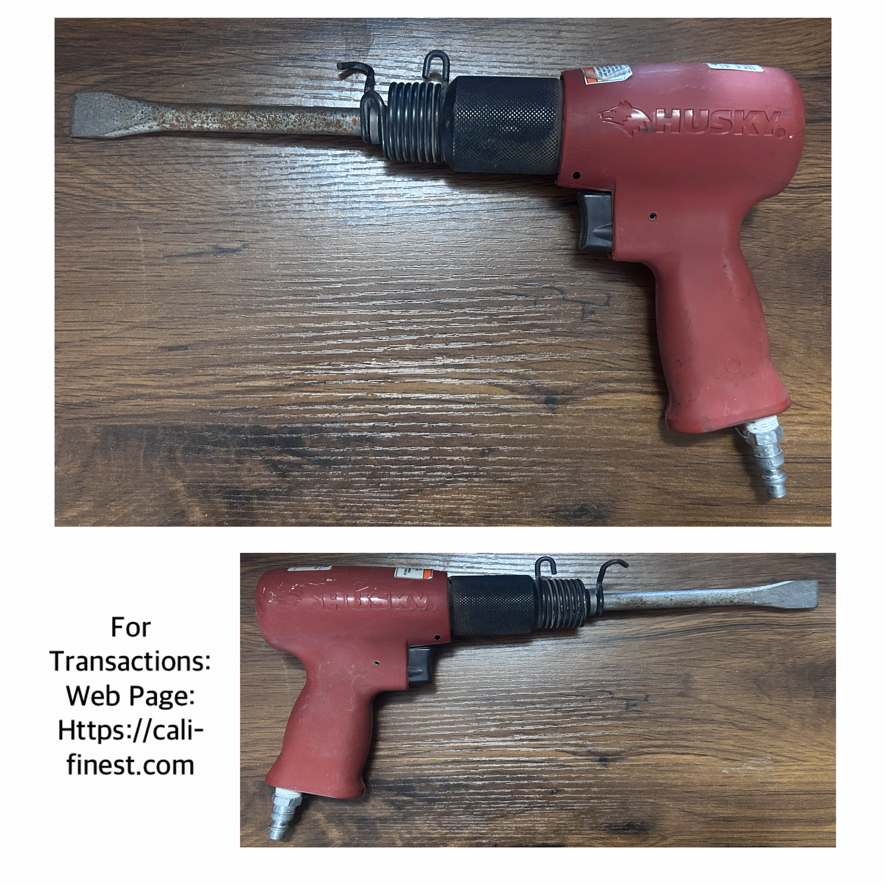 Husky H4610 Air Hammer 3000 BPM 90 PSIG   PT#009 