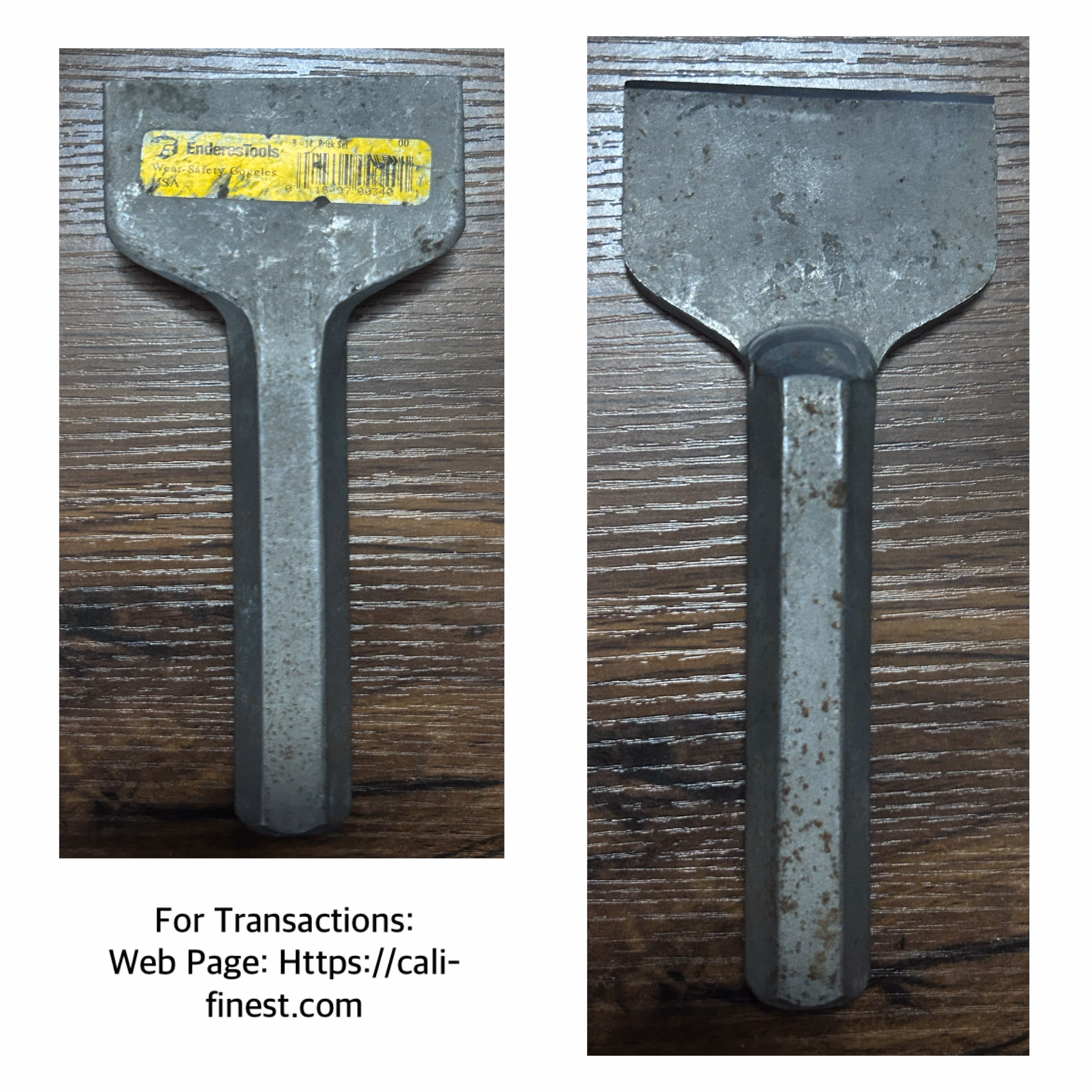 Enderes Tool Brick Mason Chisel  HT#0054  