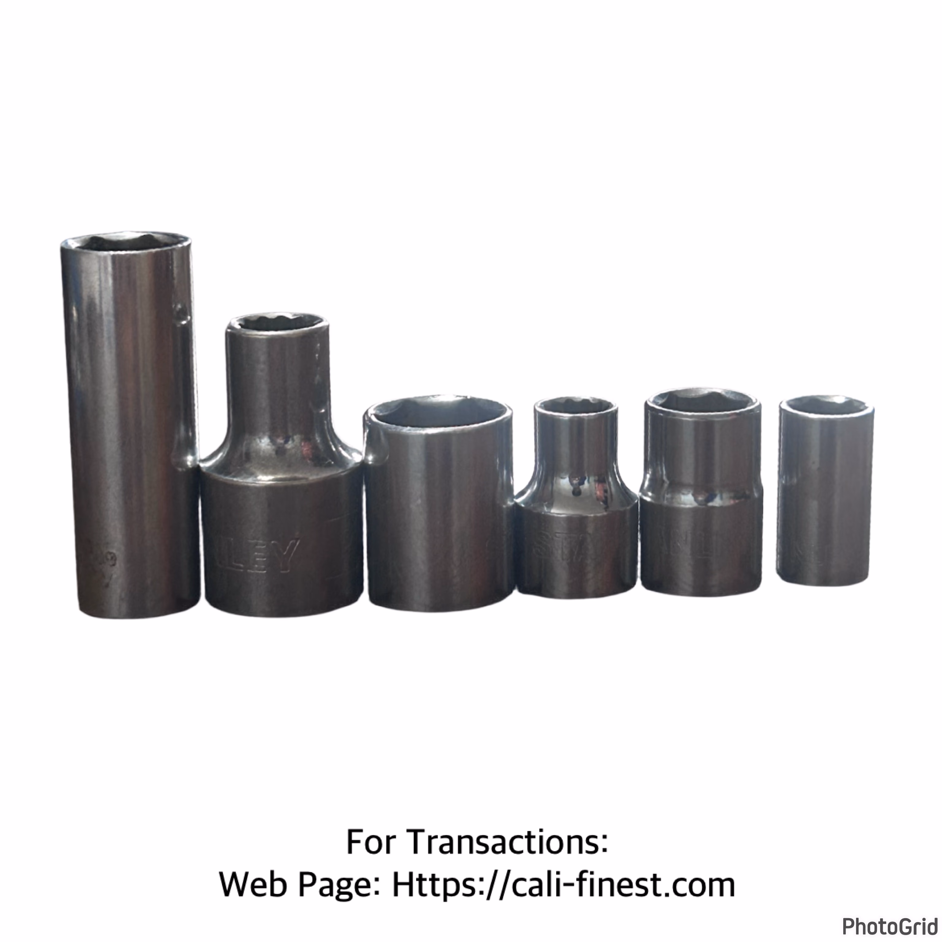 Stanley 6 Point & 12 Point Deep and Shallow Socket 