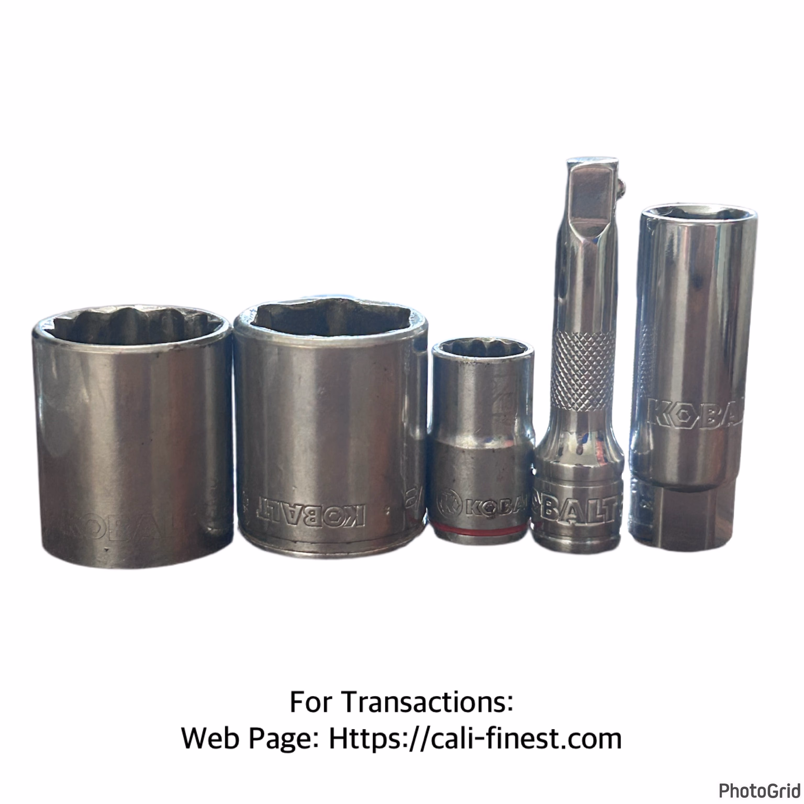 KOBALT 3/8 & 1/2 Deep and Shallow Socket 