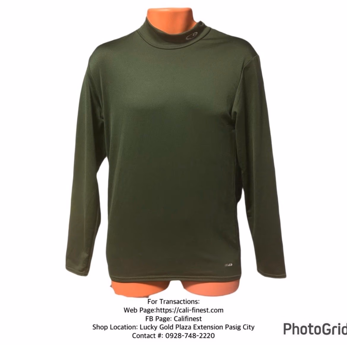 Champion Green Long Sleeve Size Medium for Mens   T#209