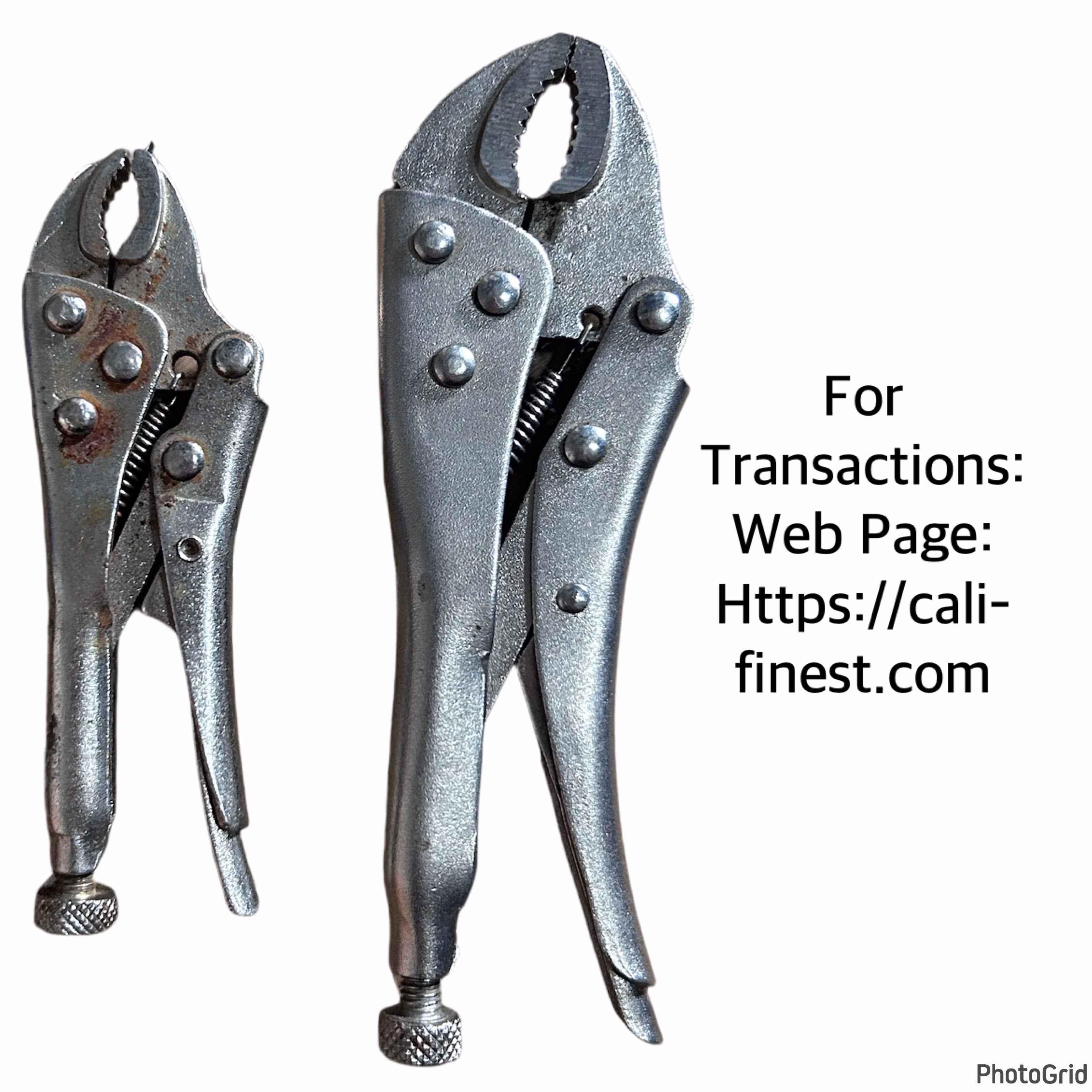Anvil Curved Jaw Locking Pliers   HT#102