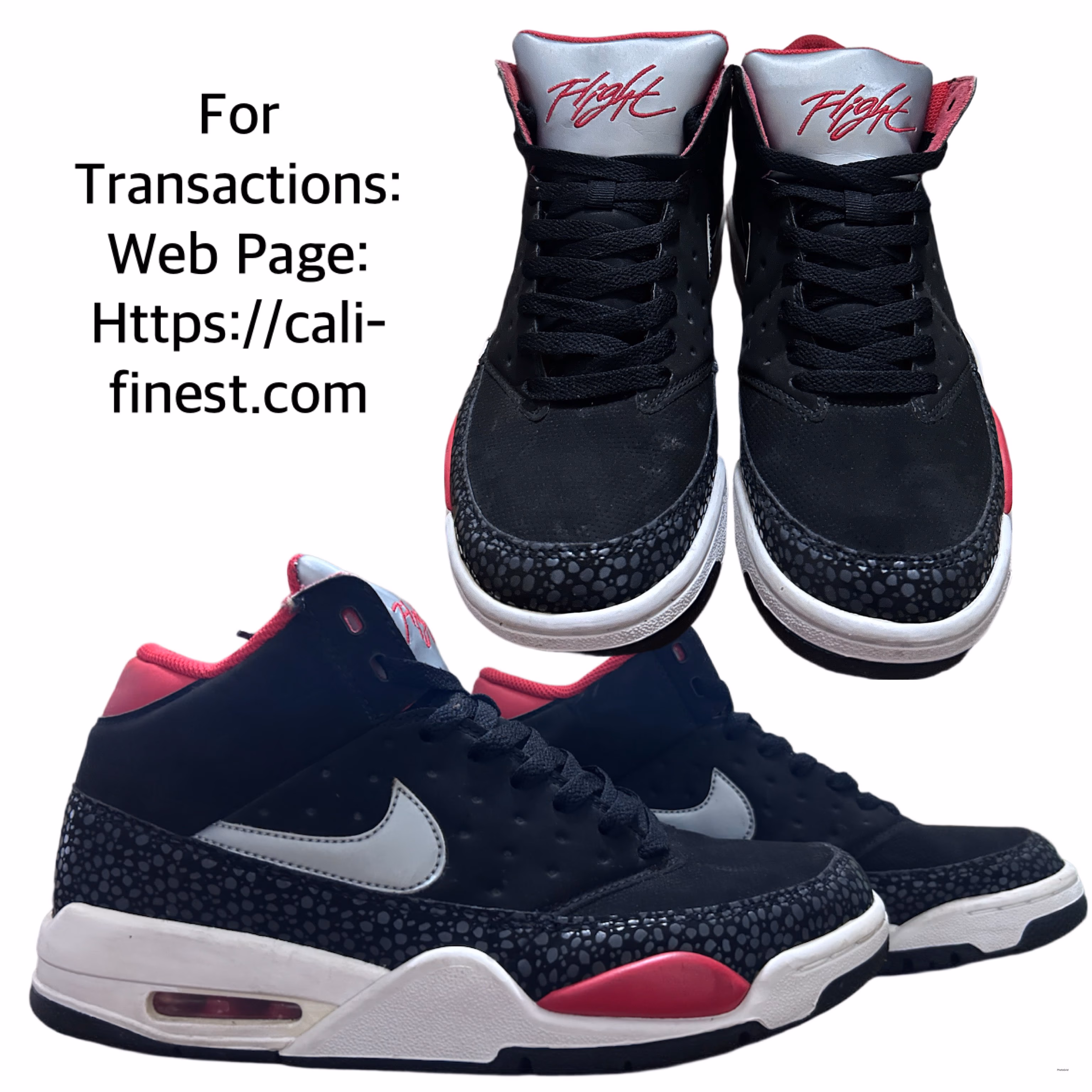 Nike AirFlight classic Bred Sneakers   S#00261