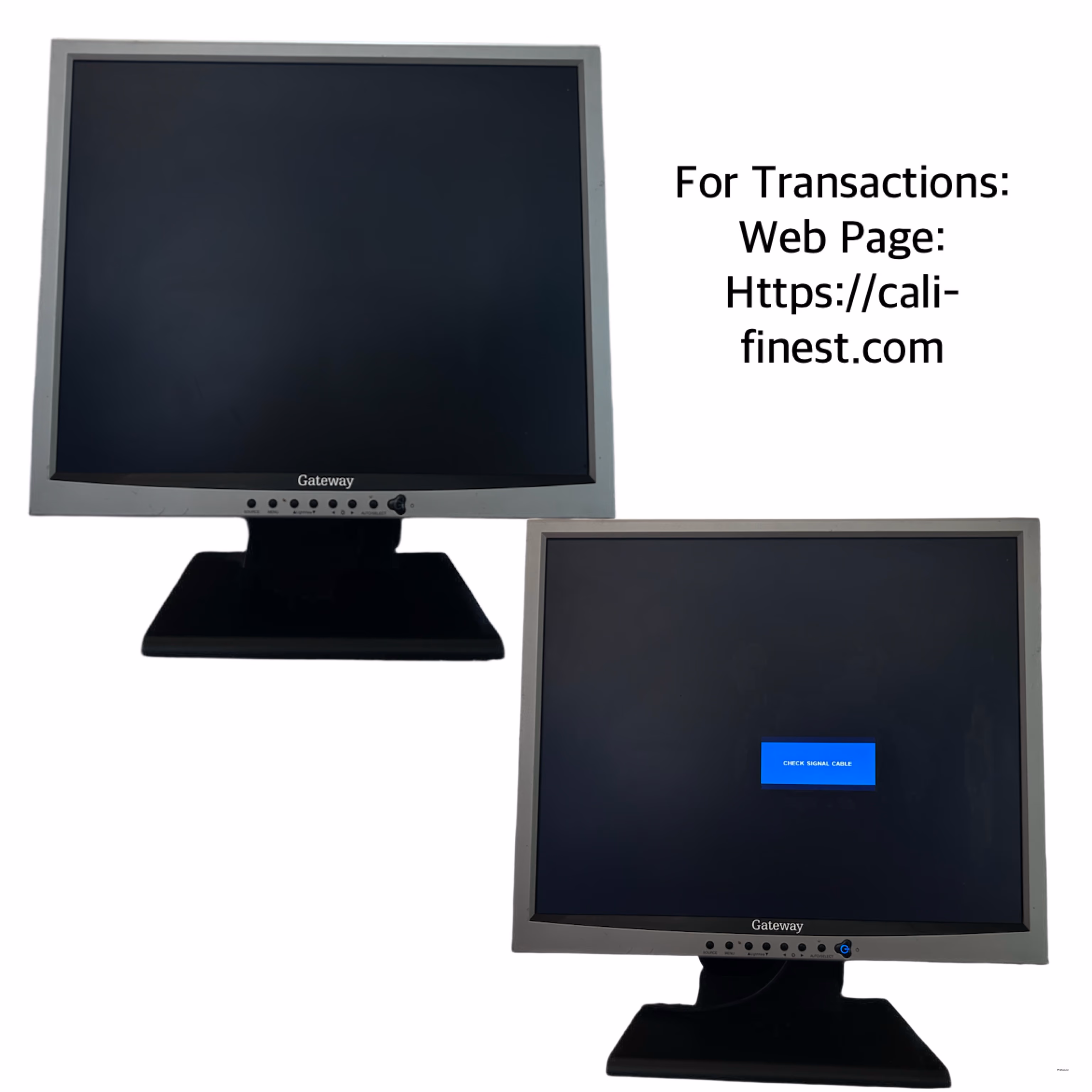 Gateway FPD1950 Monitor  EL#606 