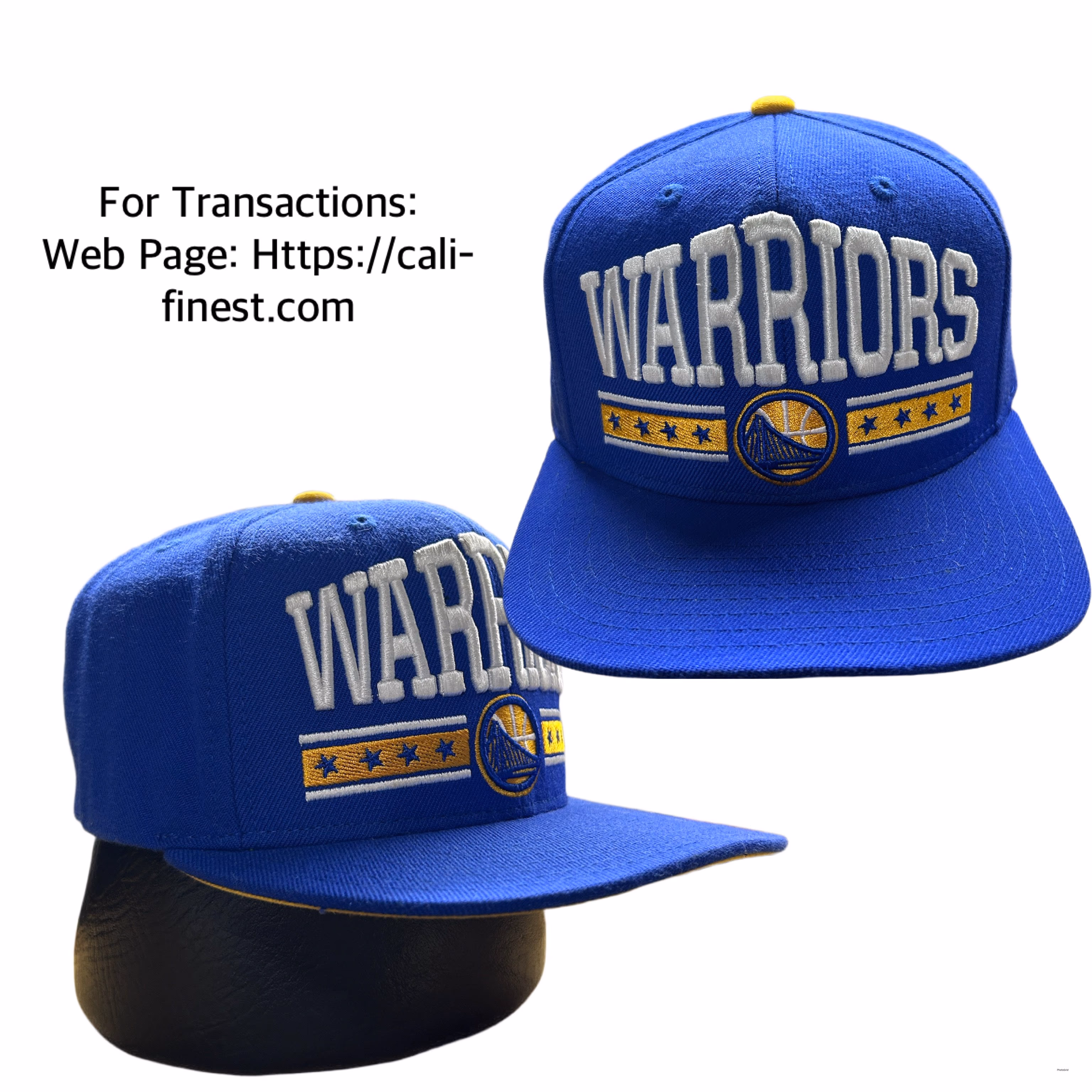Adidas NBA Golden State Warriors  Blue Adjustable Hat Cap   C#00139