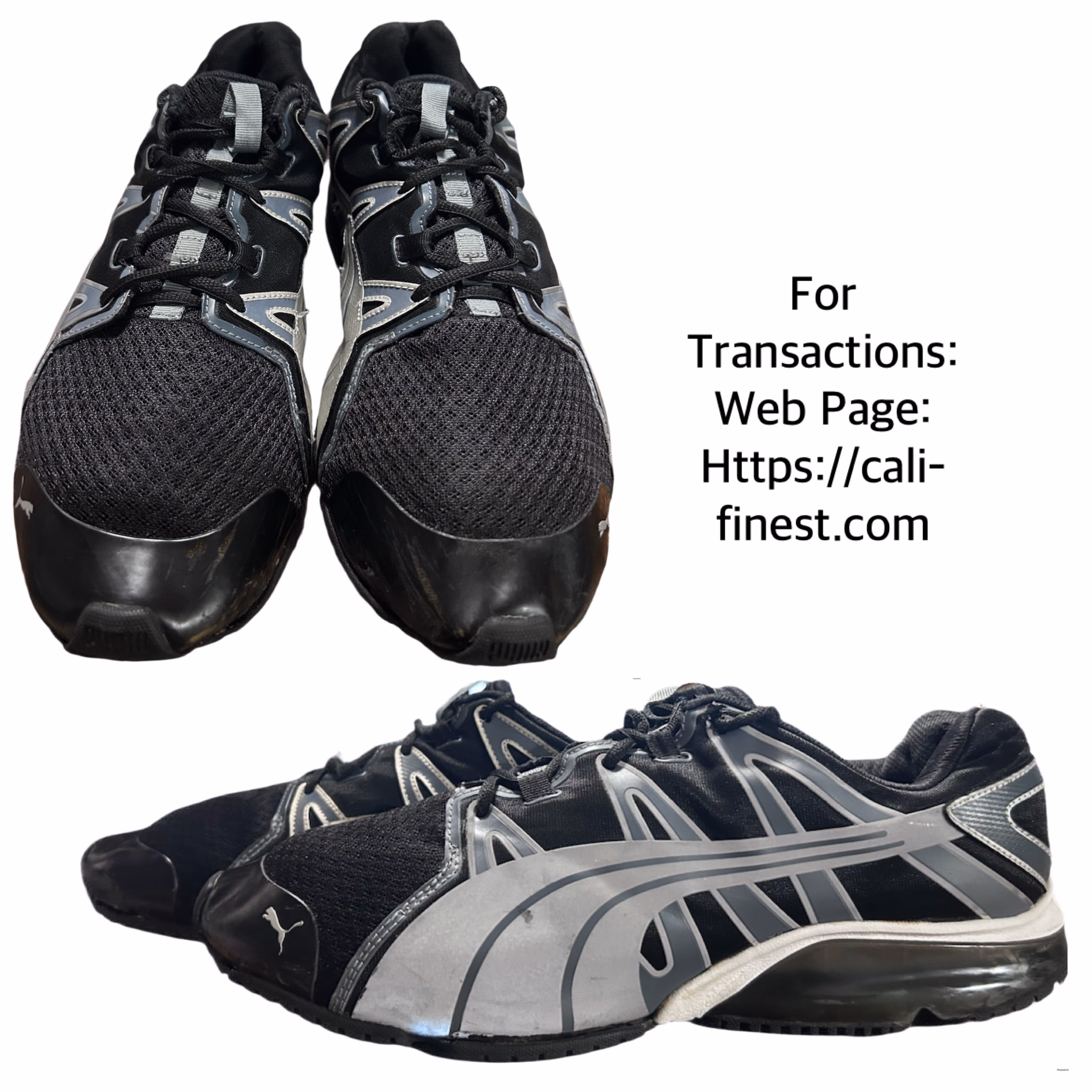 Puma Voltaic Evo Black Sneakers Shoes